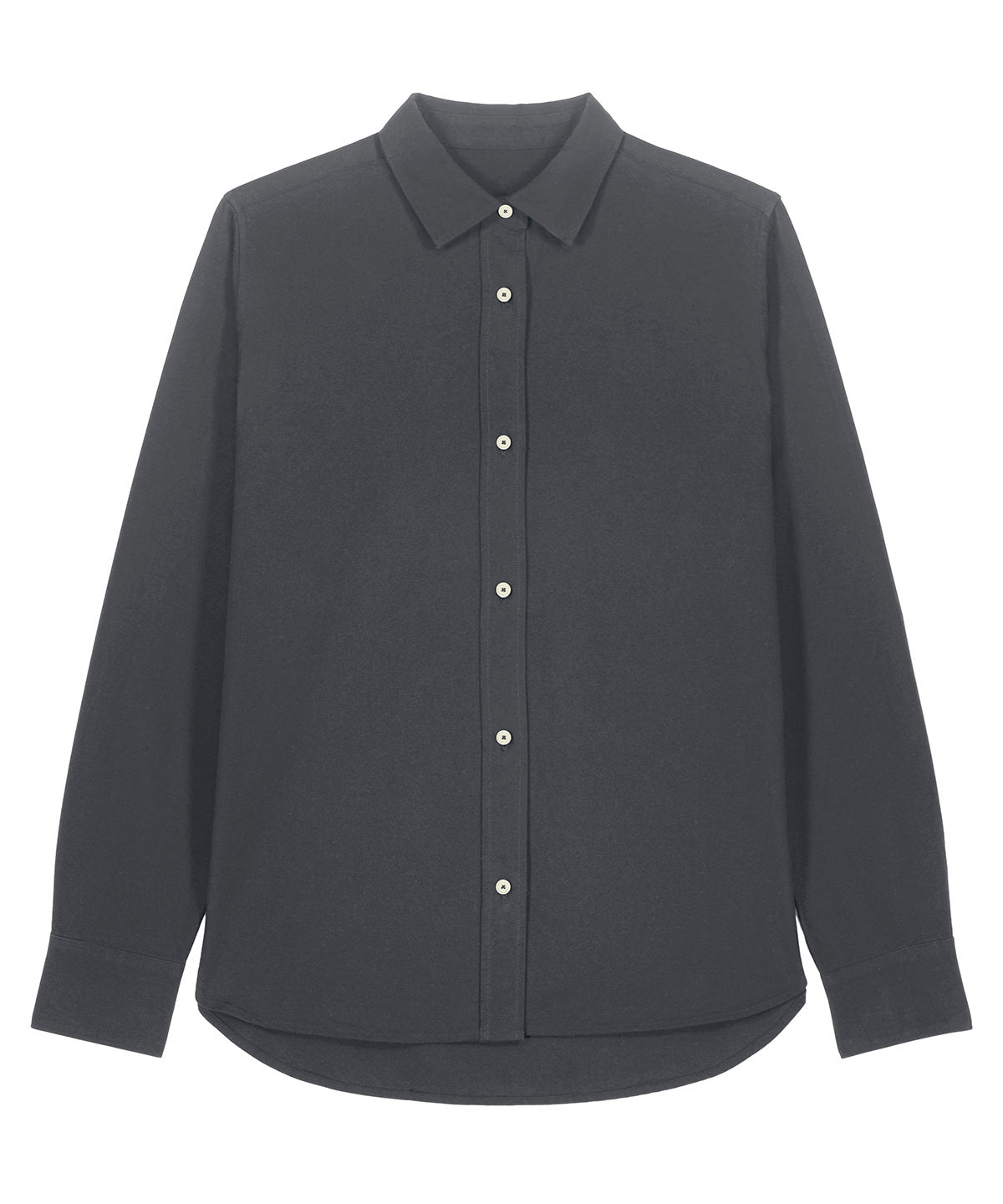 Stanley/Stella Stella Oxford shirt in Anthracite, front view