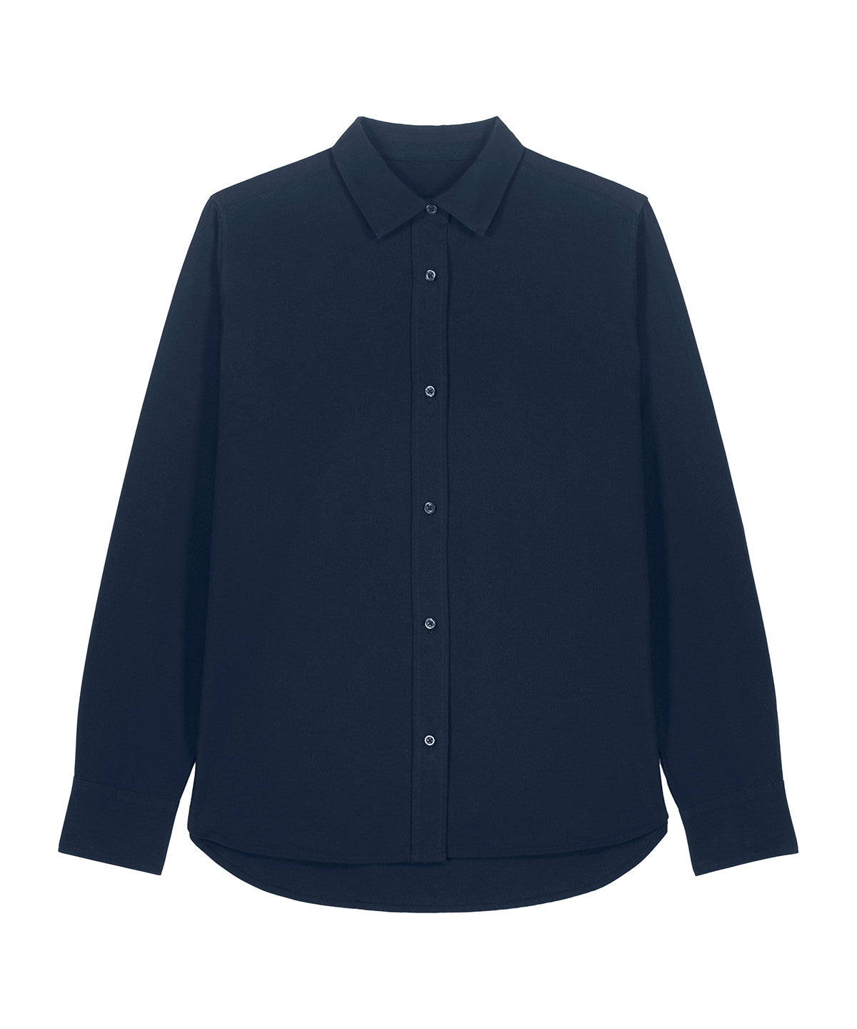 Stanley/Stella Stella Oxford shirt in French Navy, front view