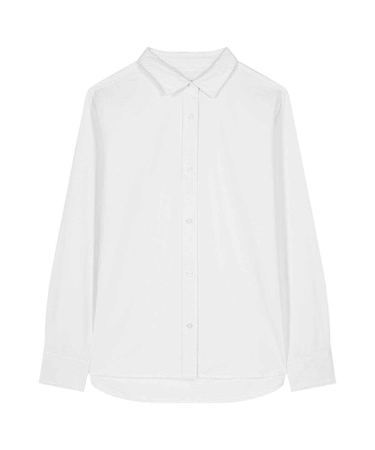 Stanley/Stella Stella Oxford shirt in White, front view