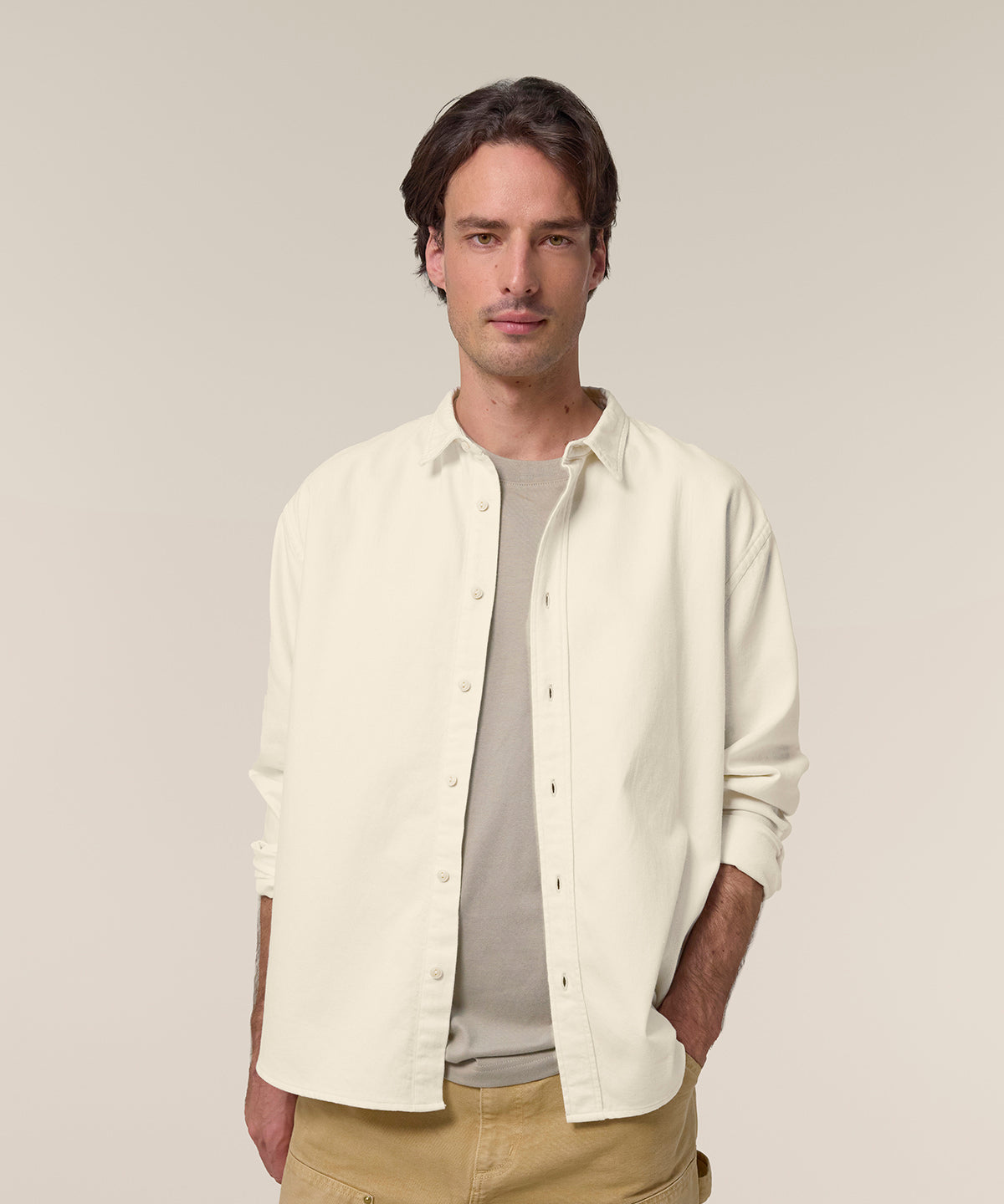 Stanley/Stella Worker shirt, lifestyle photo