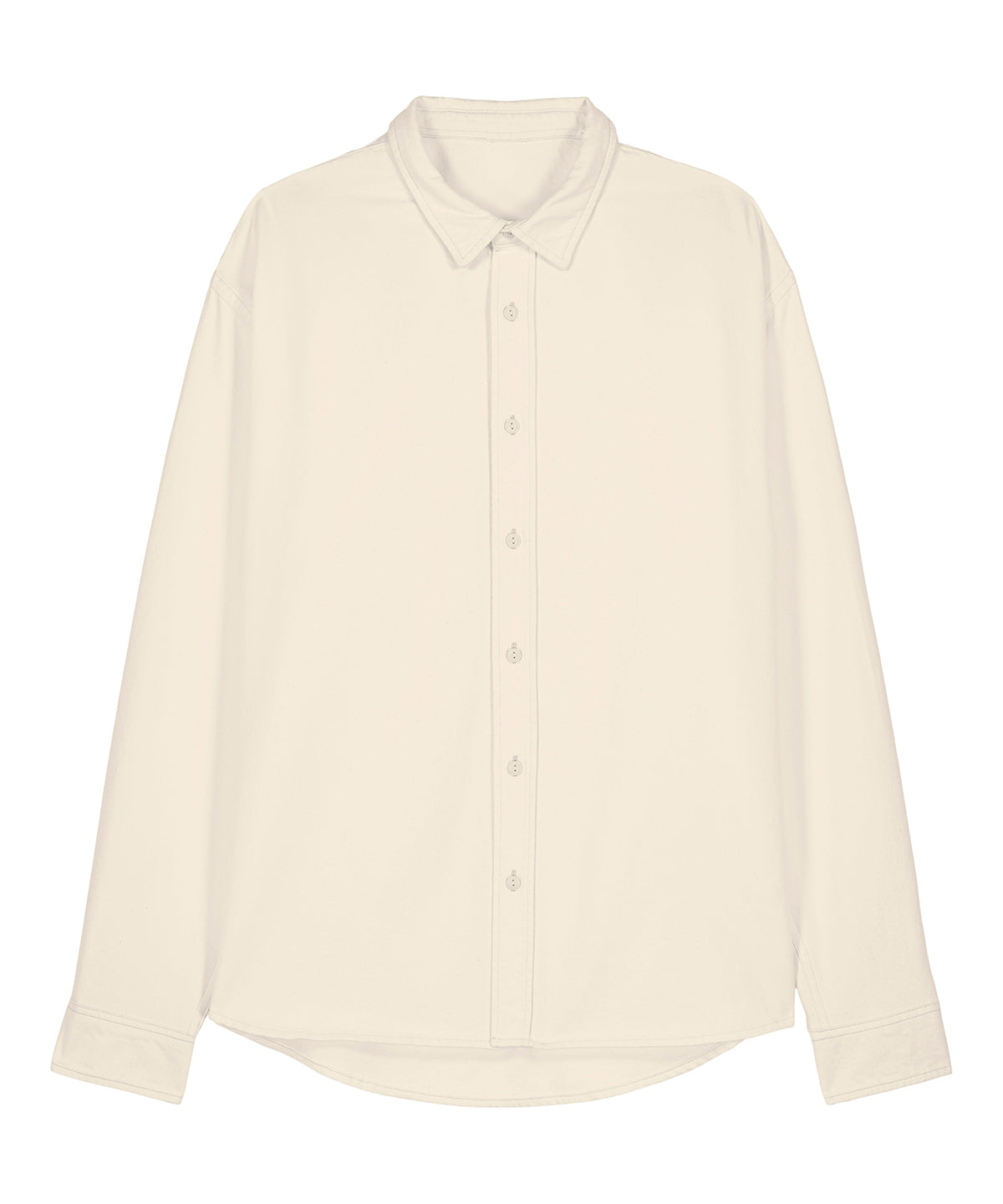 Stanley/Stella Worker shirt in Natural Raw, front view