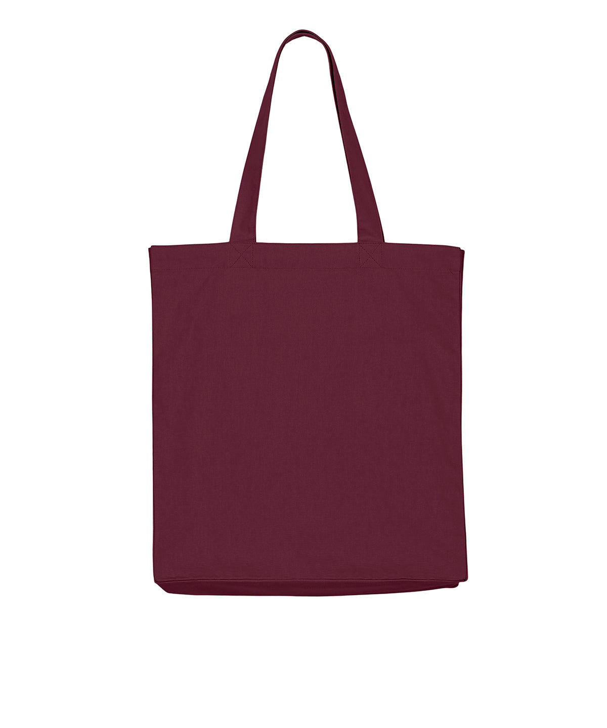 Stanley/Stella Mid tote bag in Deep Plum, front view