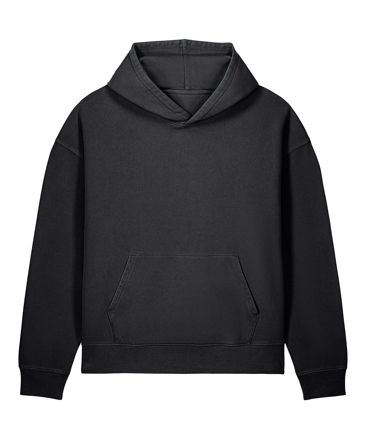 Stanley/Stella Chaser vintage in Garment Dyed Black Rock, front view