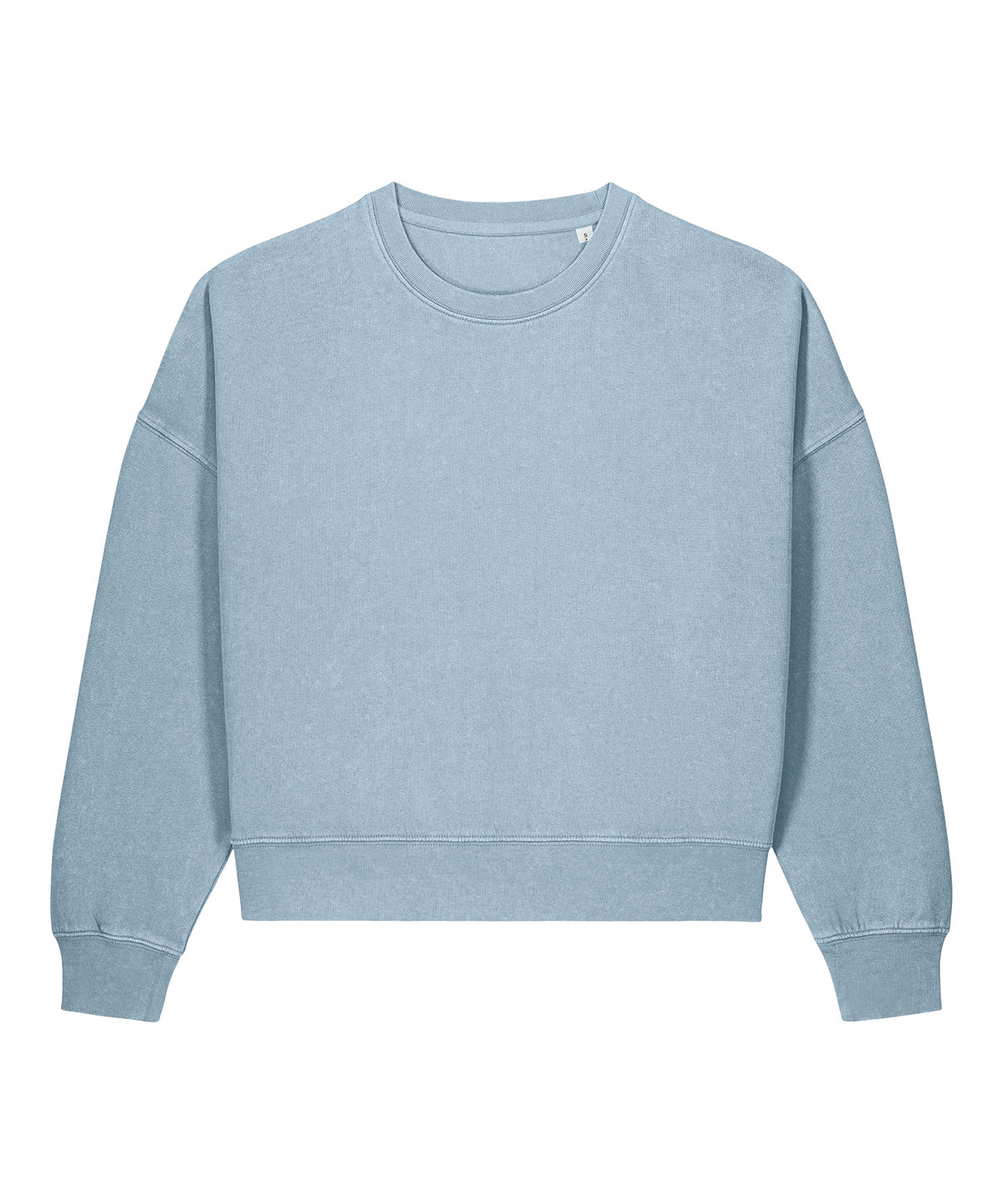 Stanley/Stella Stella Alma vintage in Garment Dyed Blue Stone, front view