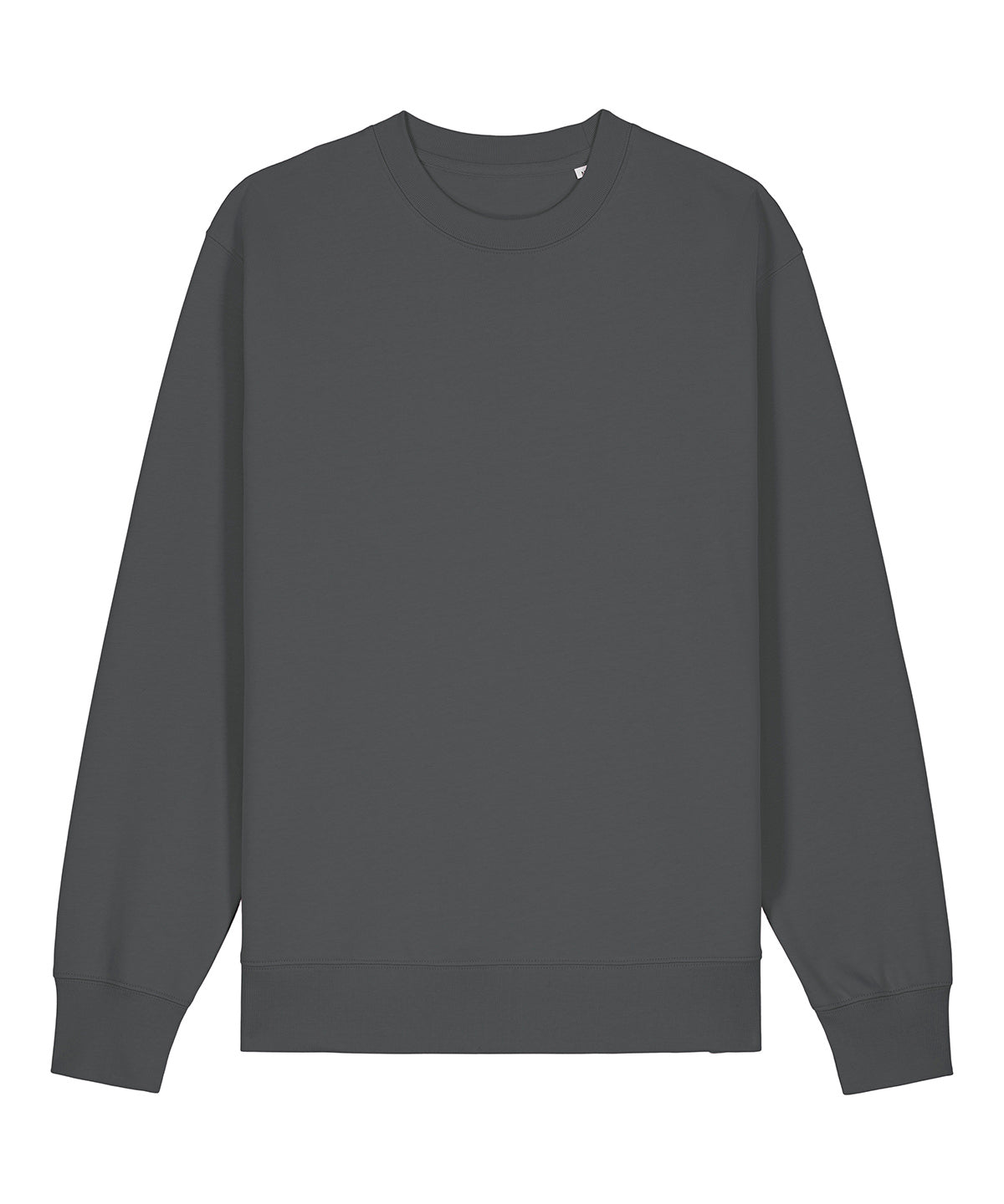 Stanley/Stella Unisex Changer 2.0 iconic crew neck sweatshirt in Anthracite, front view