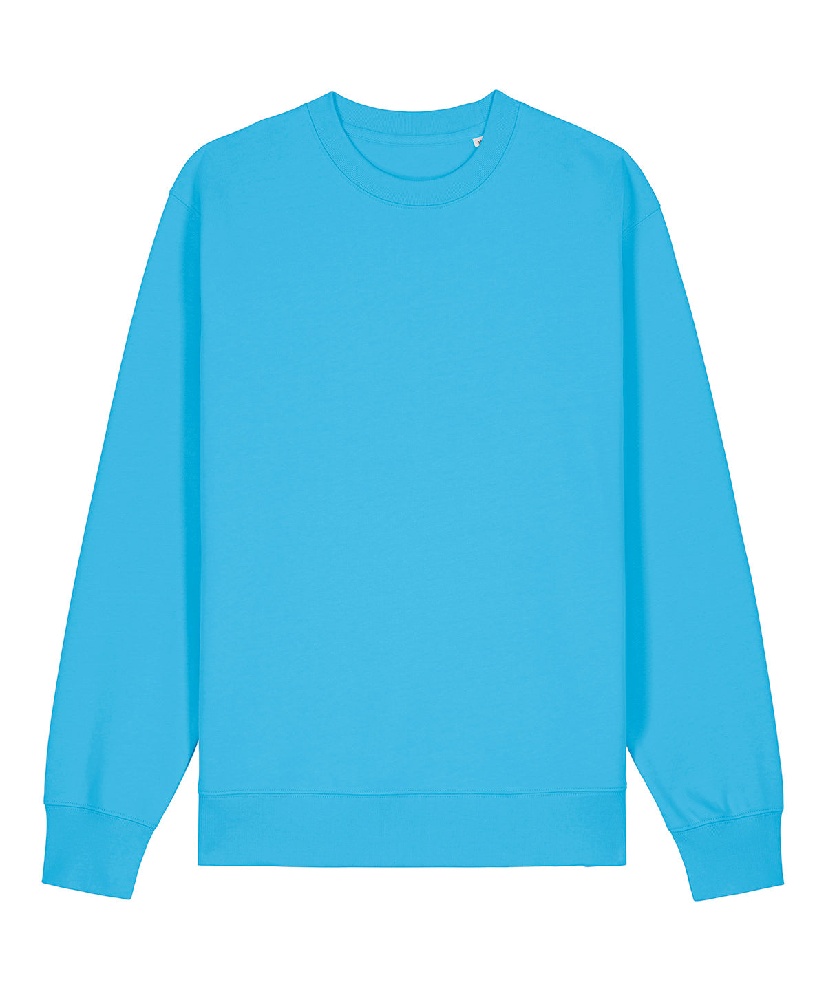 Stanley/Stella Unisex Changer 2.0 iconic crew neck sweatshirt in Aqua Blue, front view