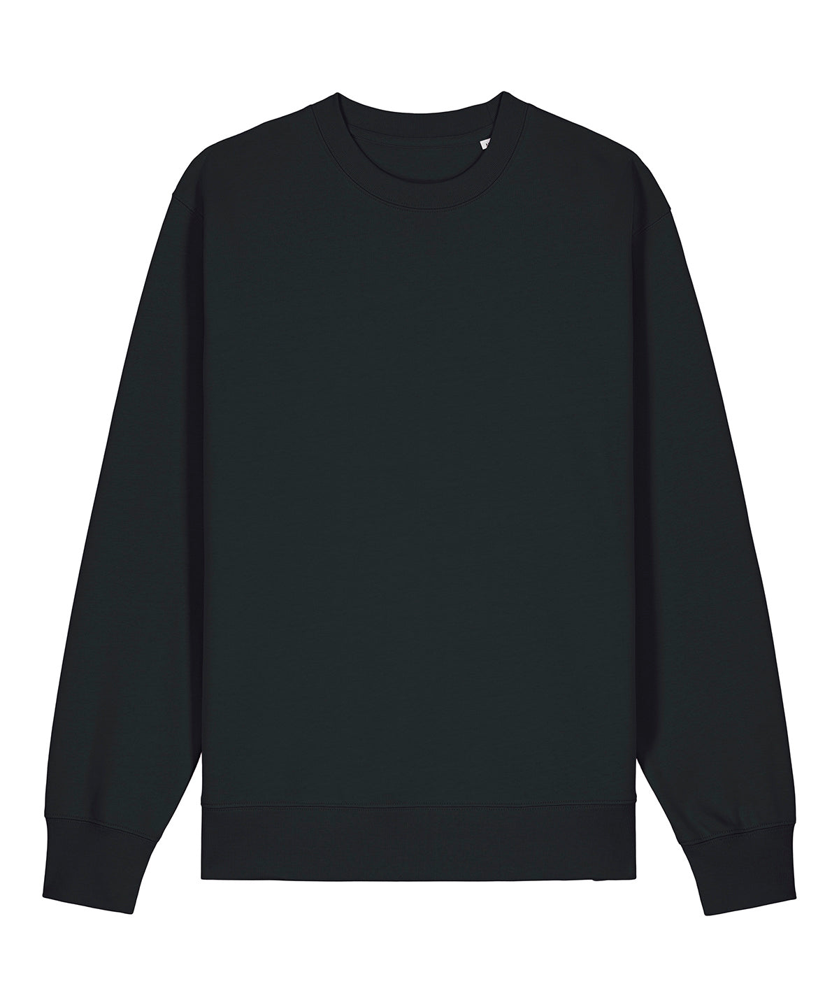 Stanley/Stella Unisex Changer 2.0 iconic crew neck sweatshirt in Black, front view