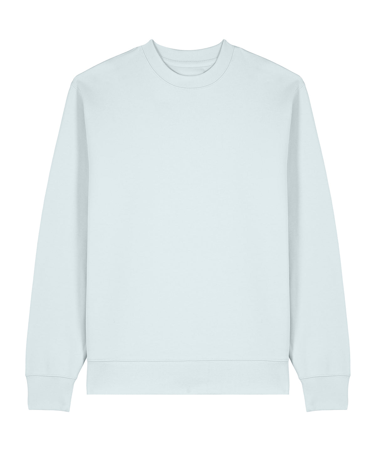 Stanley/Stella Unisex Changer 2.0 iconic crew neck sweatshirt in Blue Ice, front view