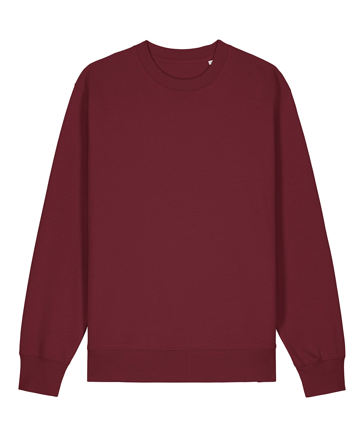 Stanley/Stella Unisex Changer 2.0 iconic crew neck sweatshirt in Burgundy, front view