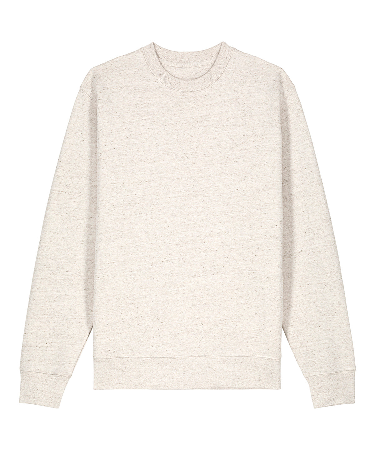 Stanley/Stella Unisex Changer 2.0 iconic crew neck sweatshirt in Eco Heather, front view