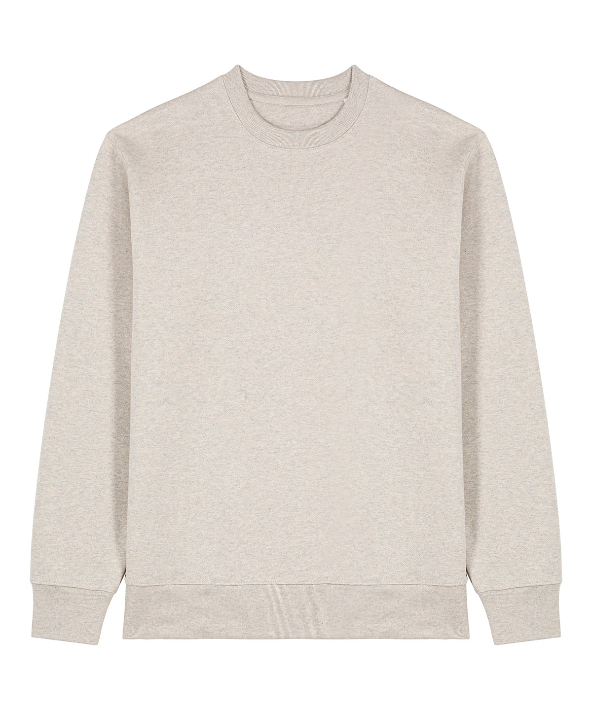 Stanley/Stella Unisex Changer 2.0 iconic crew neck sweatshirt in Heather Haze, front view