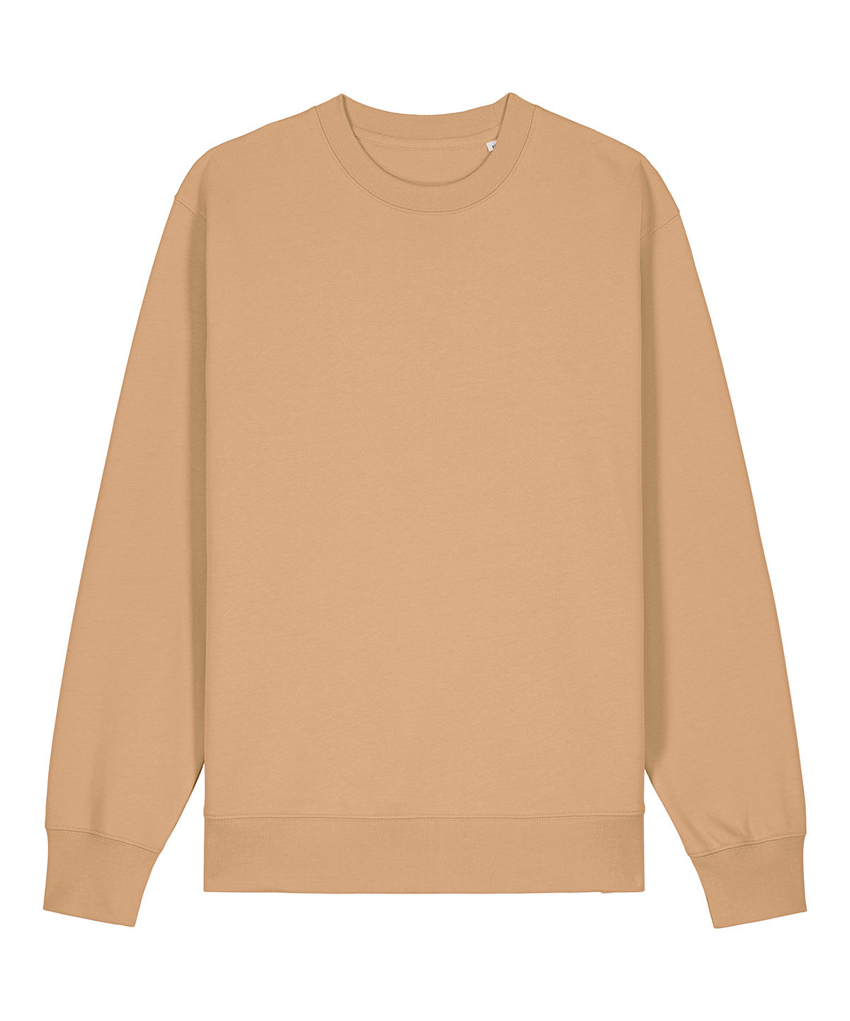 Stanley/Stella Unisex Changer 2.0 iconic crew neck sweatshirt in Latte, front view