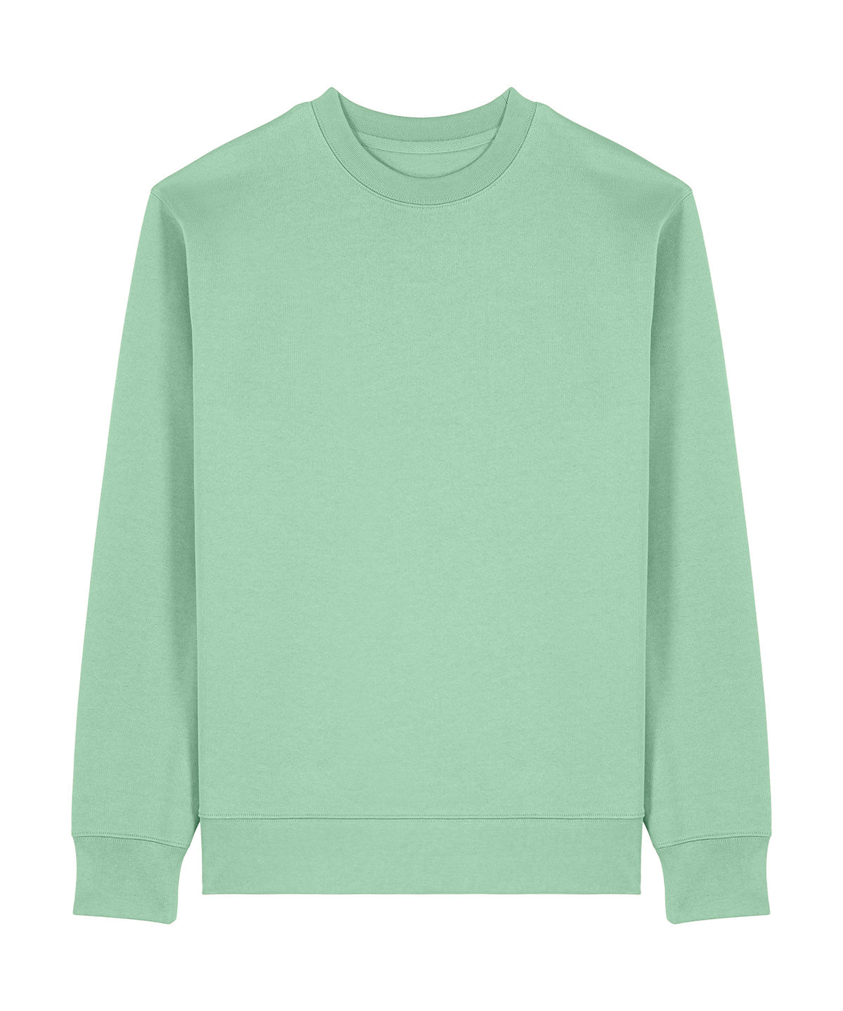 Stanley/Stella Unisex Changer 2.0 iconic crew neck sweatshirt in Misty Jade, front view