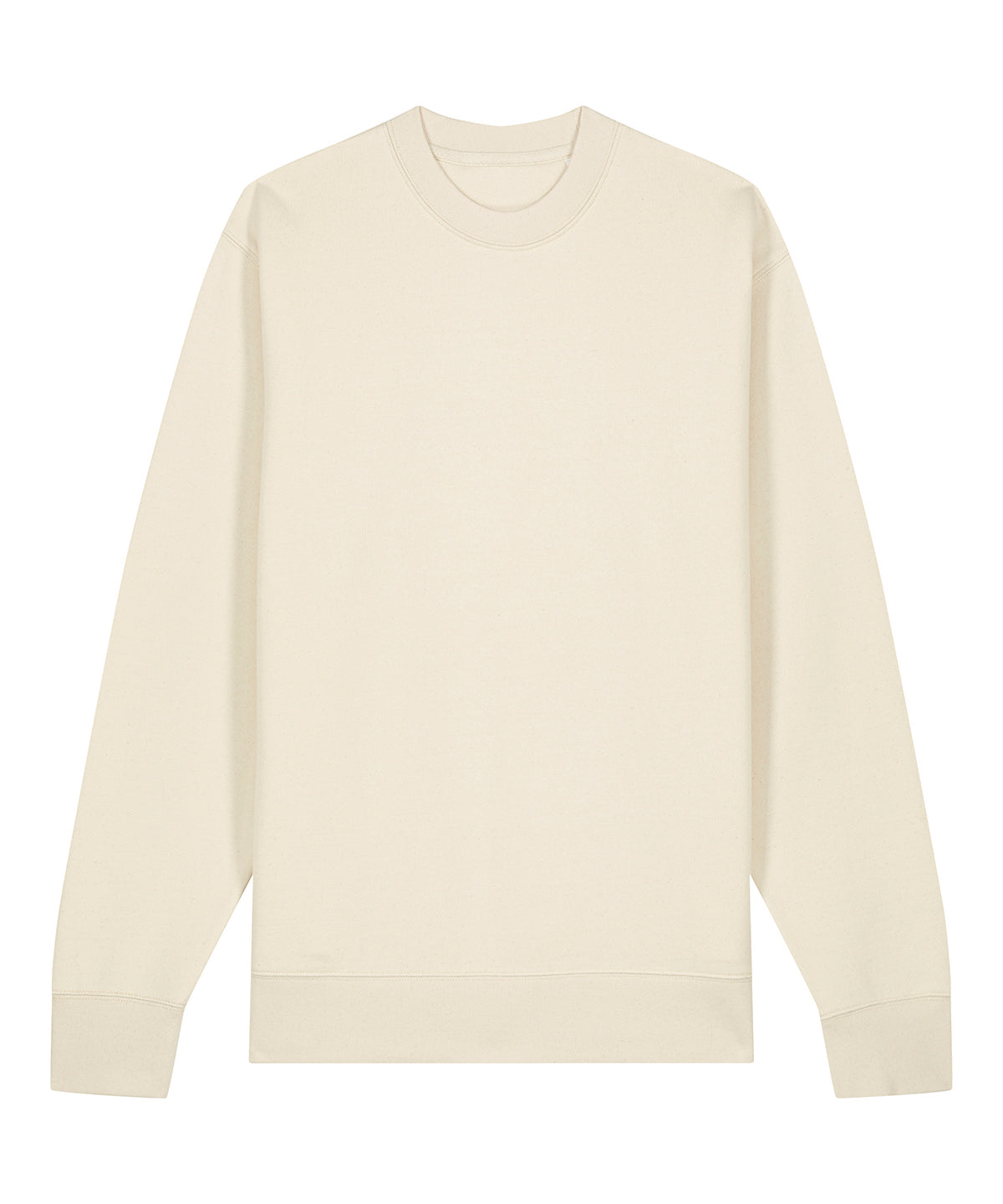 Stanley/Stella Unisex Changer 2.0 iconic crew neck sweatshirt in Natural Raw, front view