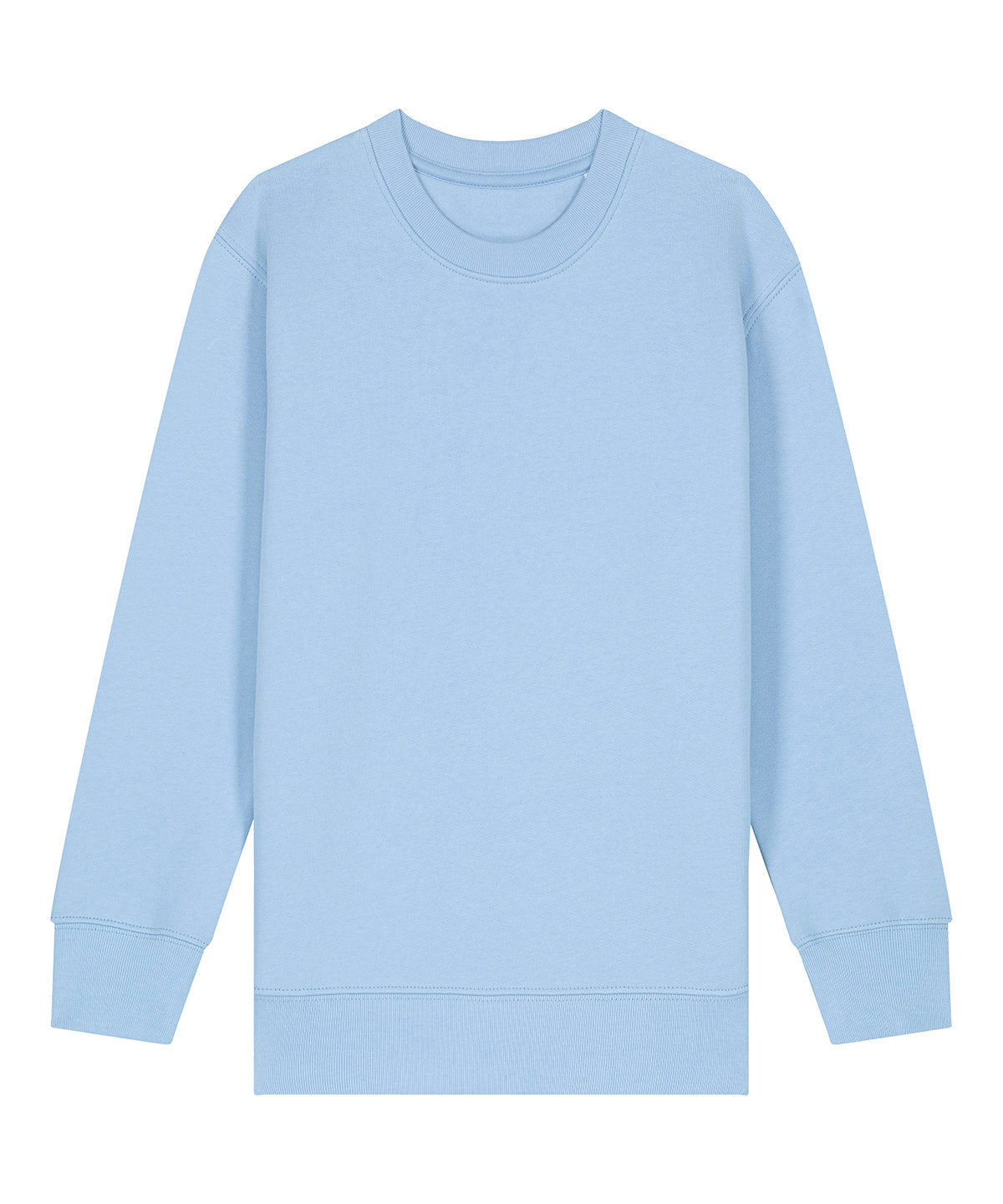 Stanley/Stella Kids Mini Changer 2.0 iconic crew neck sweatshirt in Blue Soul, front view