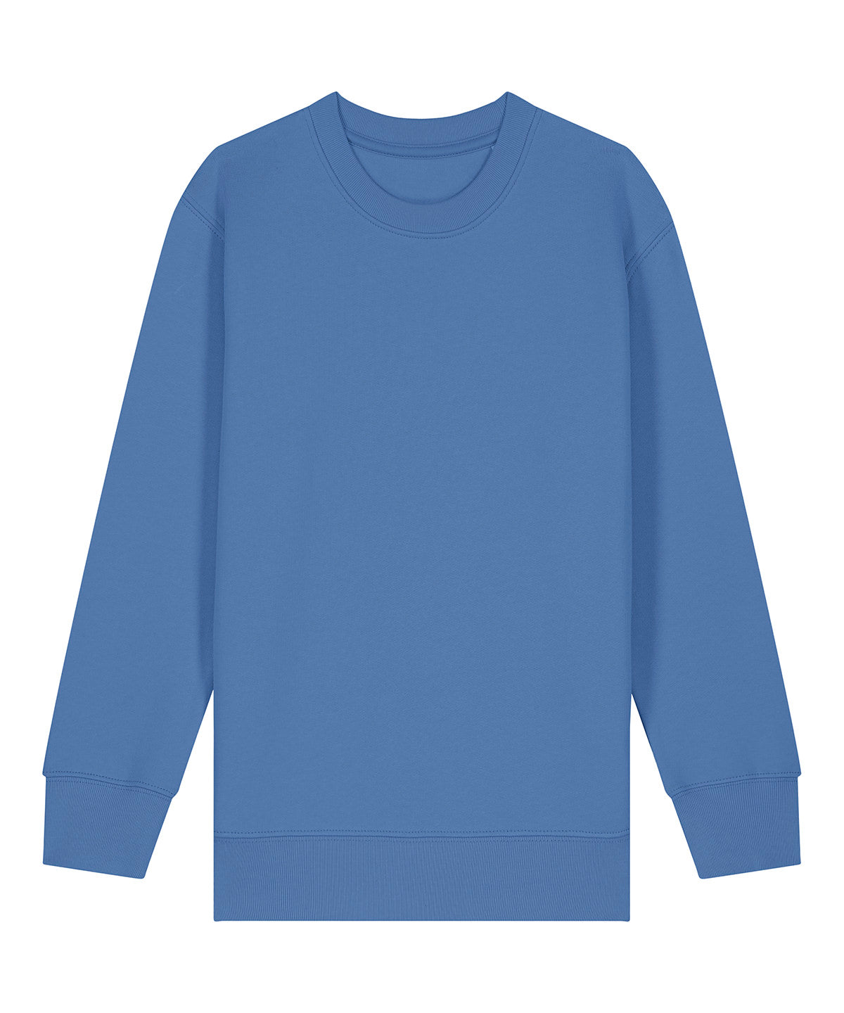 Stanley/Stella Kids Mini Changer 2.0 iconic crew neck sweatshirt in Bright Blue, front view