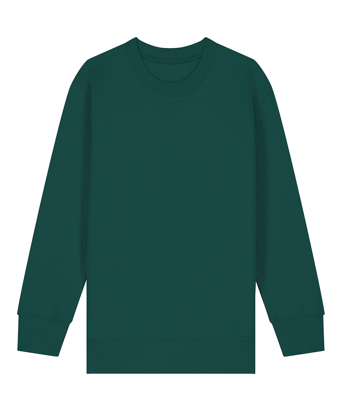 Stanley/Stella Kids Mini Changer 2.0 iconic crew neck sweatshirt in Glazed Green, front view