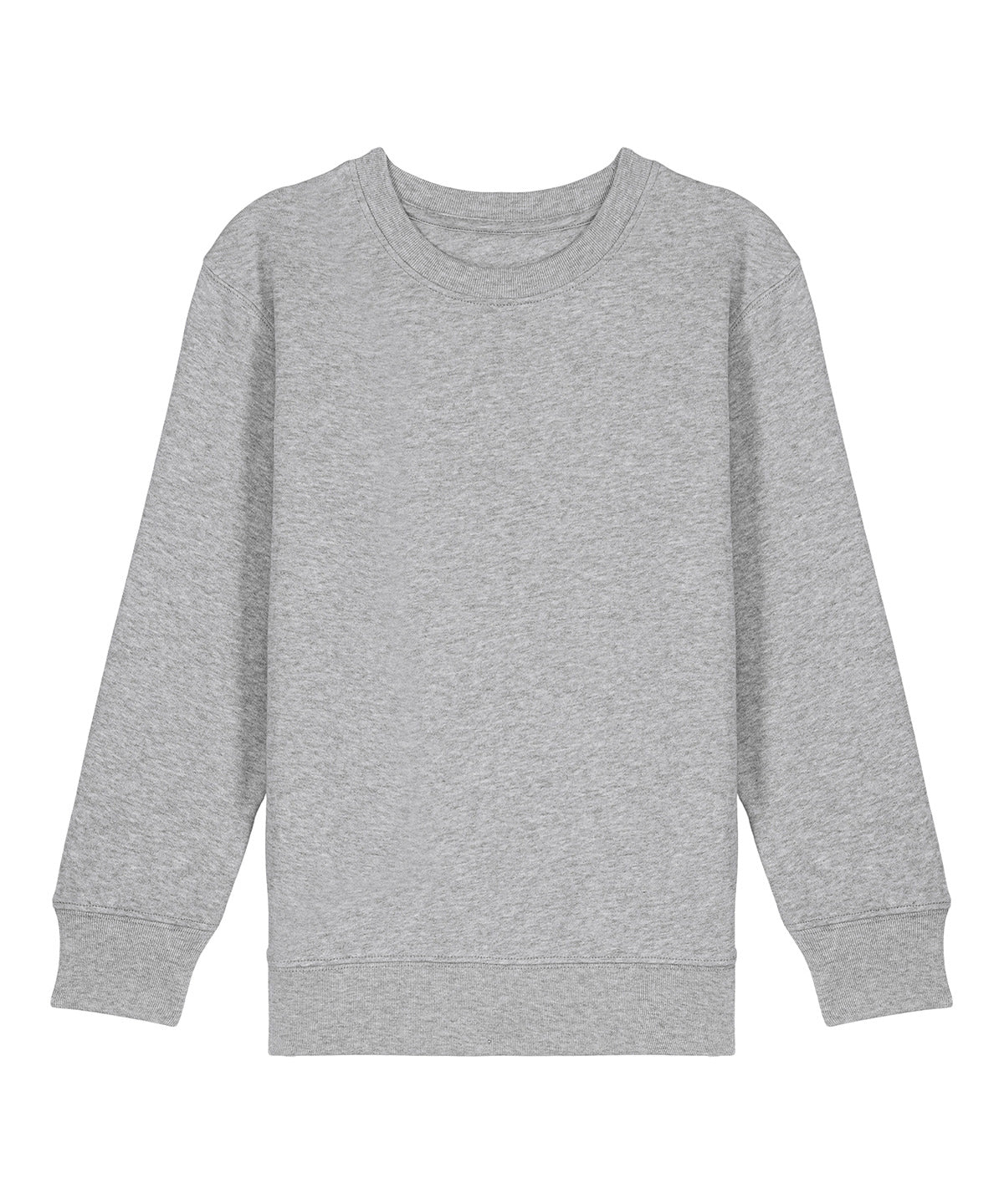 Stanley/Stella Kids Mini Changer 2.0 iconic crew neck sweatshirt in Heather Grey, front view