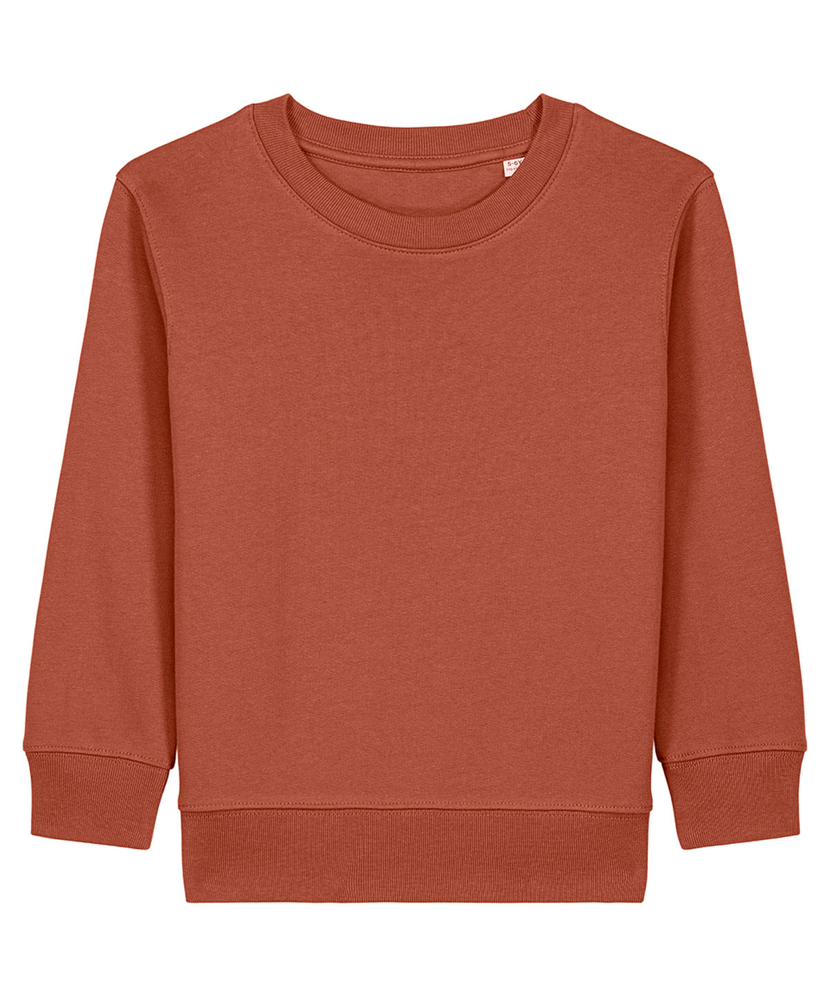 Stanley/Stella Kids Mini Changer 2.0 iconic crew neck sweatshirt in Heritage Brown, front view