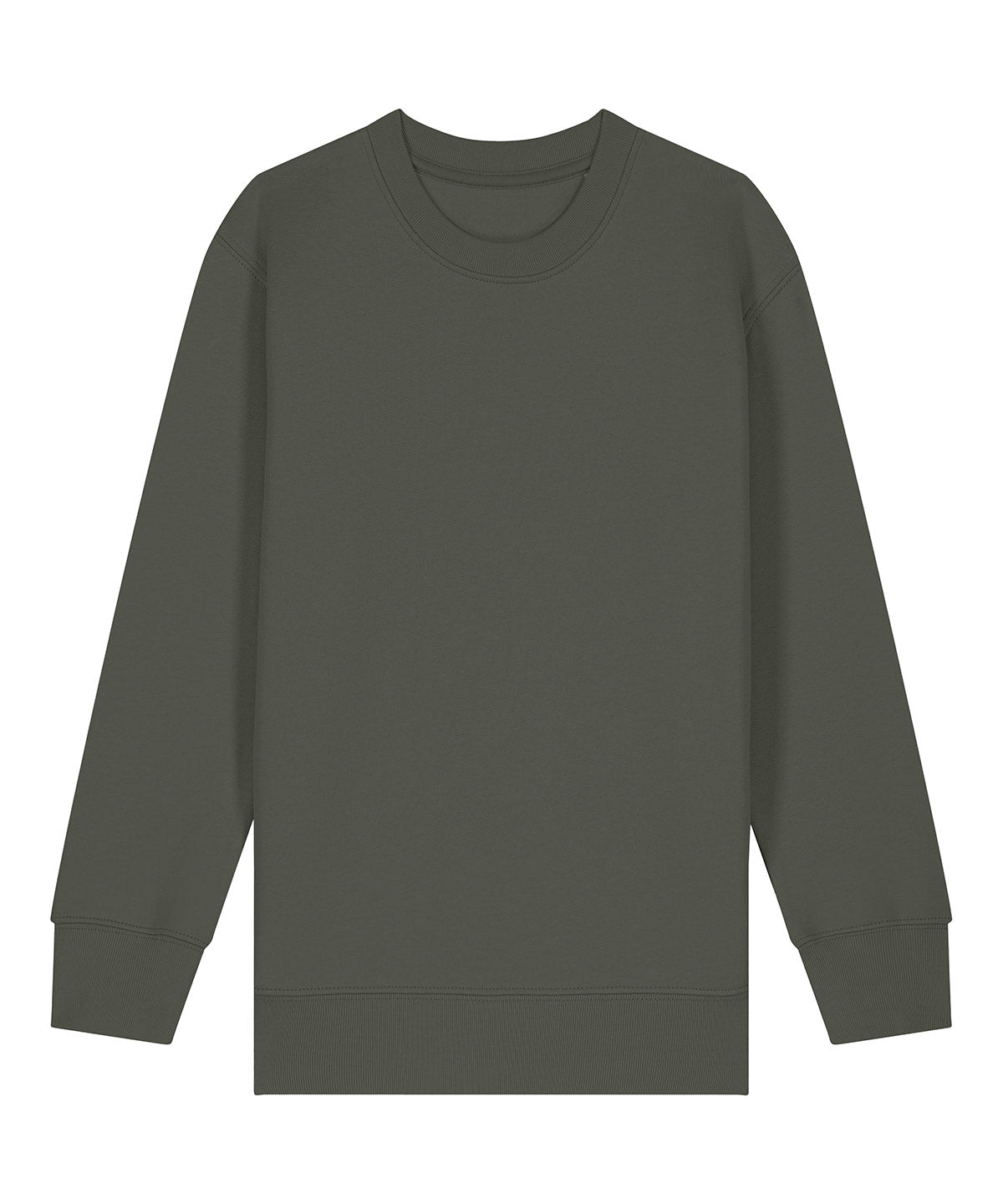 Stanley/Stella Kids Mini Changer 2.0 iconic crew neck sweatshirt in Khaki, front view
