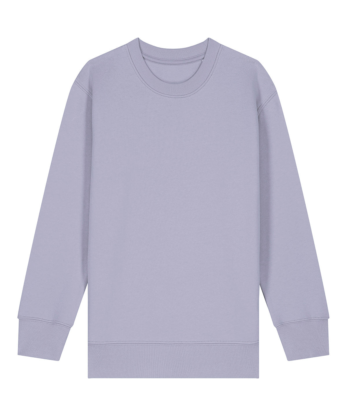 Stanley/Stella Kids Mini Changer 2.0 iconic crew neck sweatshirt in Lavender, front view