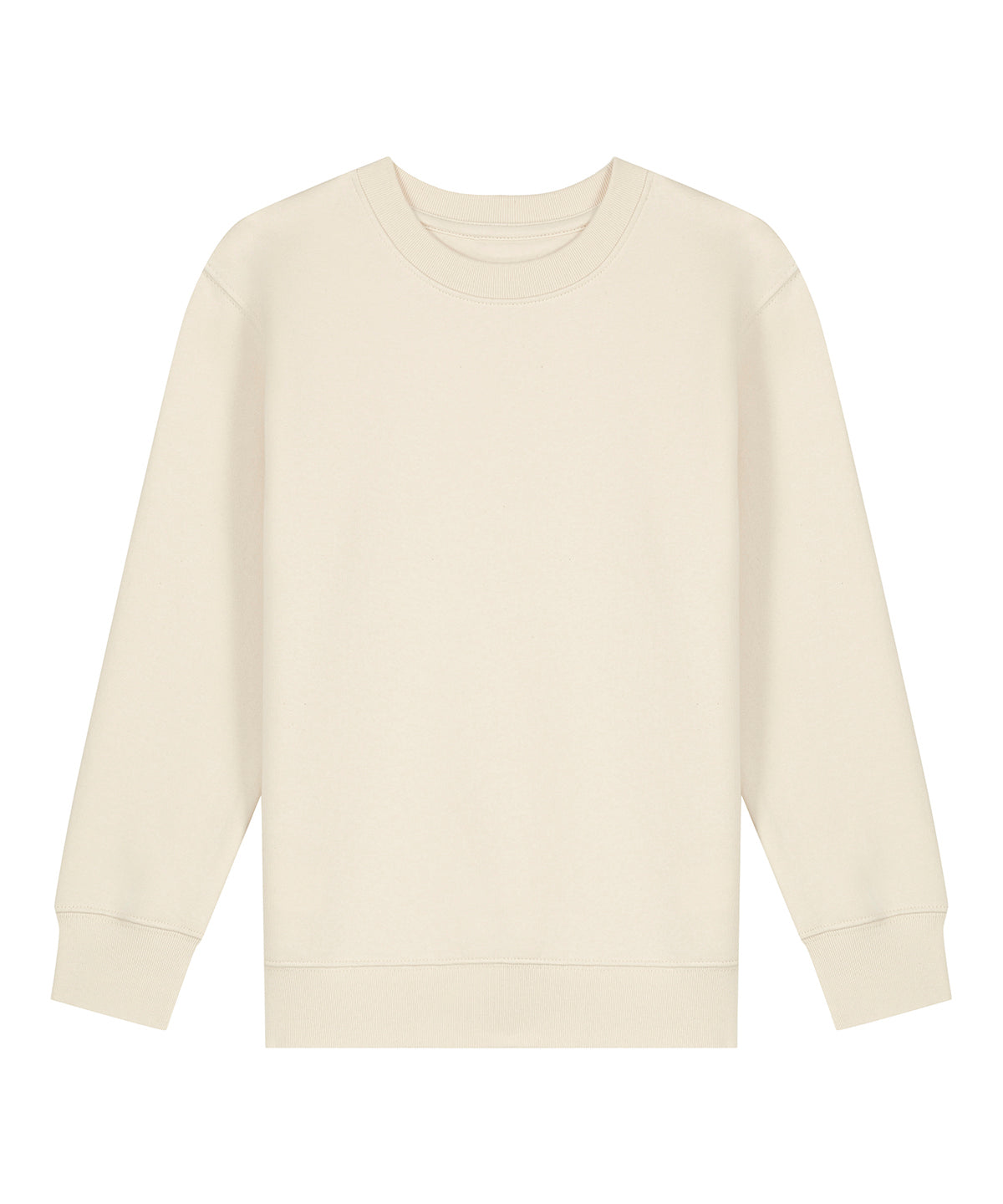 Stanley/Stella Kids Mini Changer 2.0 iconic crew neck sweatshirt in Natural Raw, front view