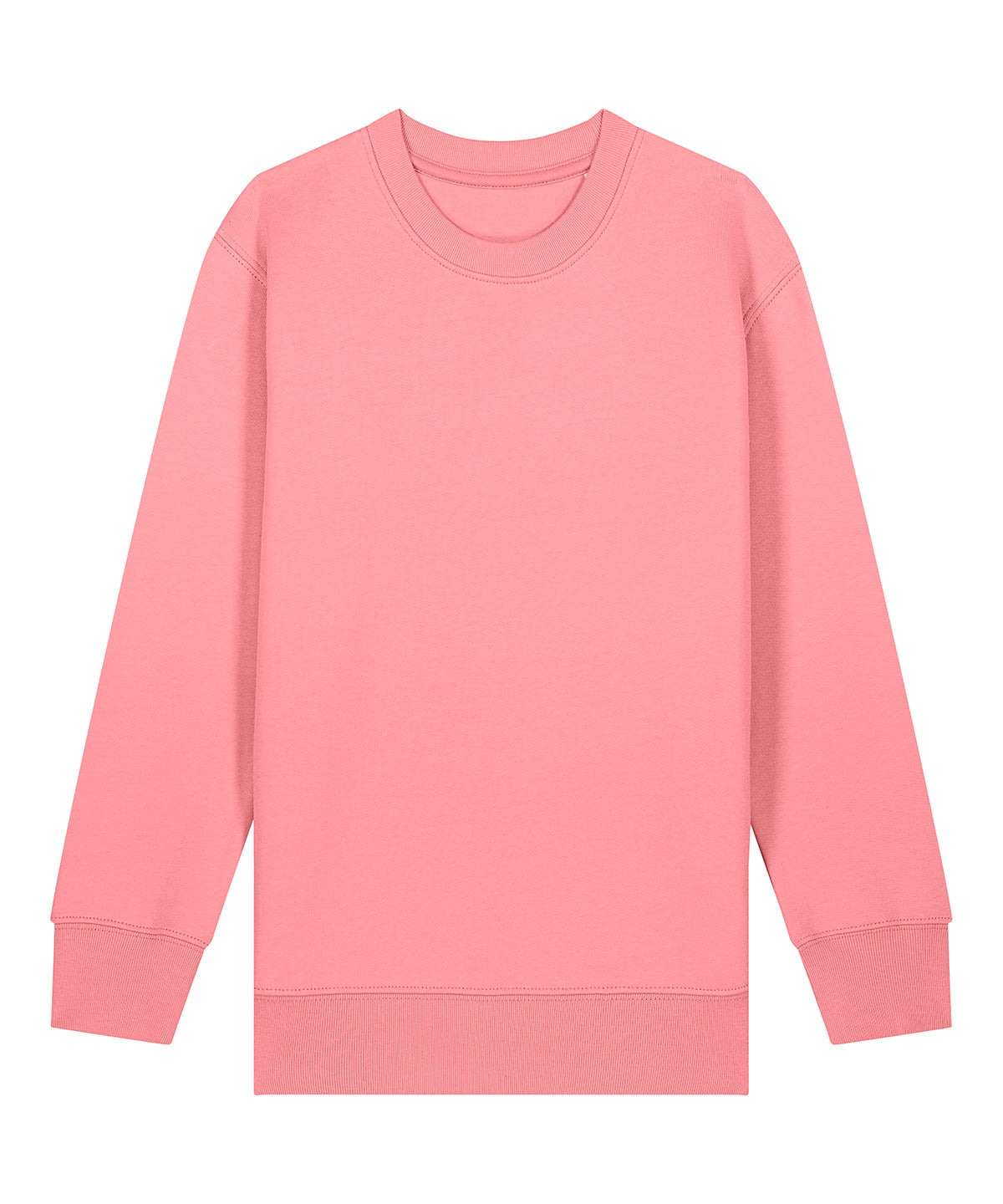 Stanley/Stella Kids Mini Changer 2.0 iconic crew neck sweatshirt in Pink Joy, front view