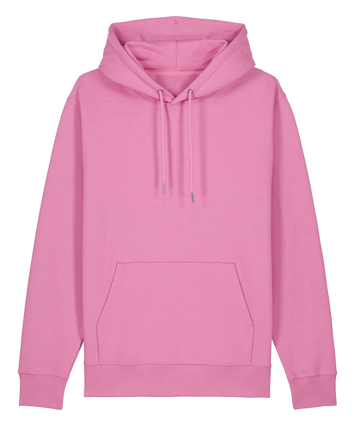 Stanley/Stella Unisex Cruiser 2.0 iconic hoodie sweatshirt in Bubble Pink, front view