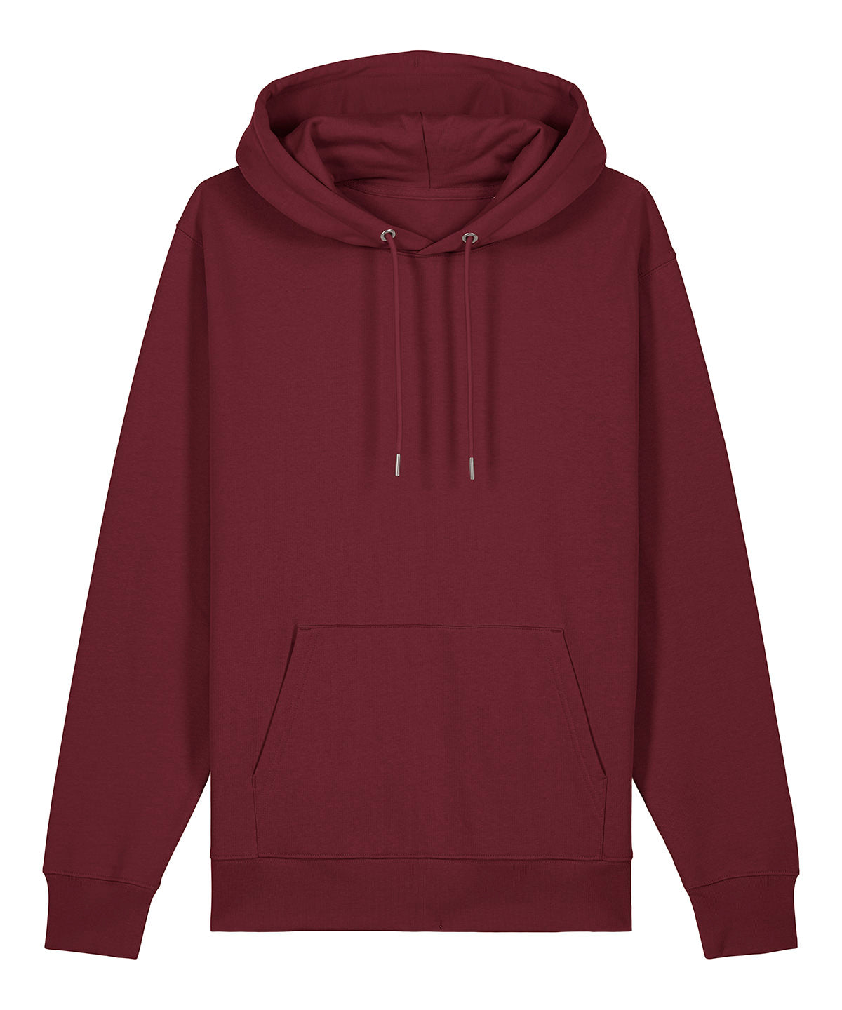 Stanley/Stella Unisex Cruiser 2.0 iconic hoodie sweatshirt in Burgundy, front view