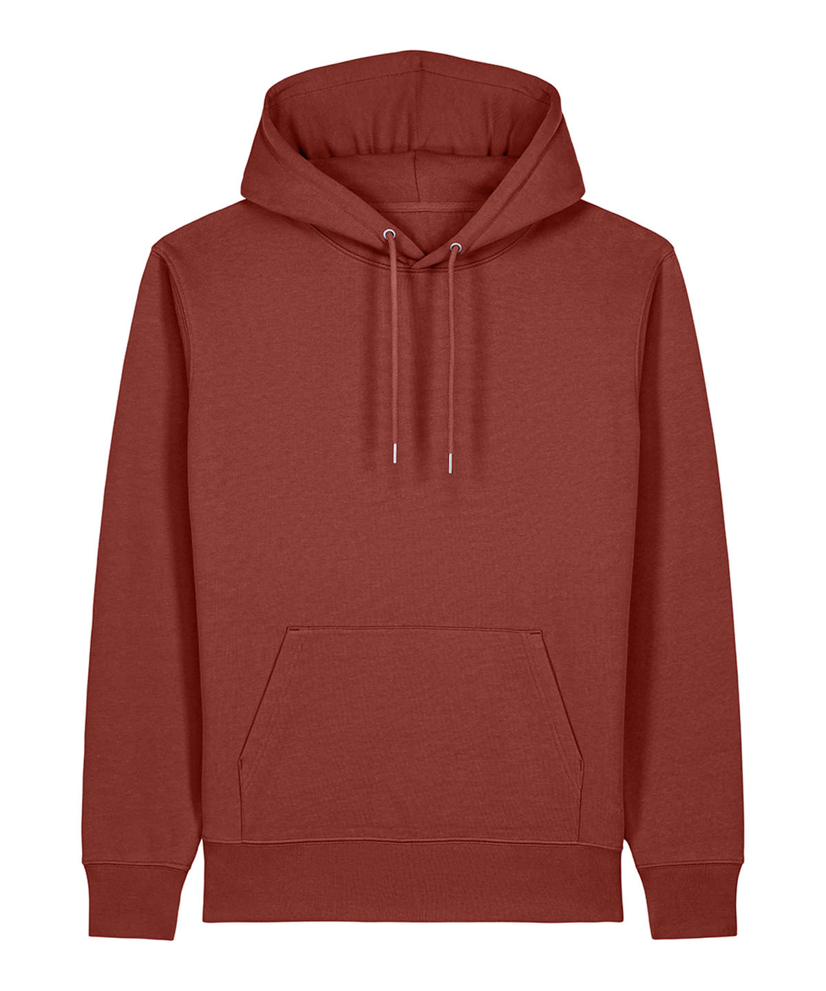 Stanley/Stella Unisex Cruiser 2.0 iconic hoodie sweatshirt in Earthy Red, front view
