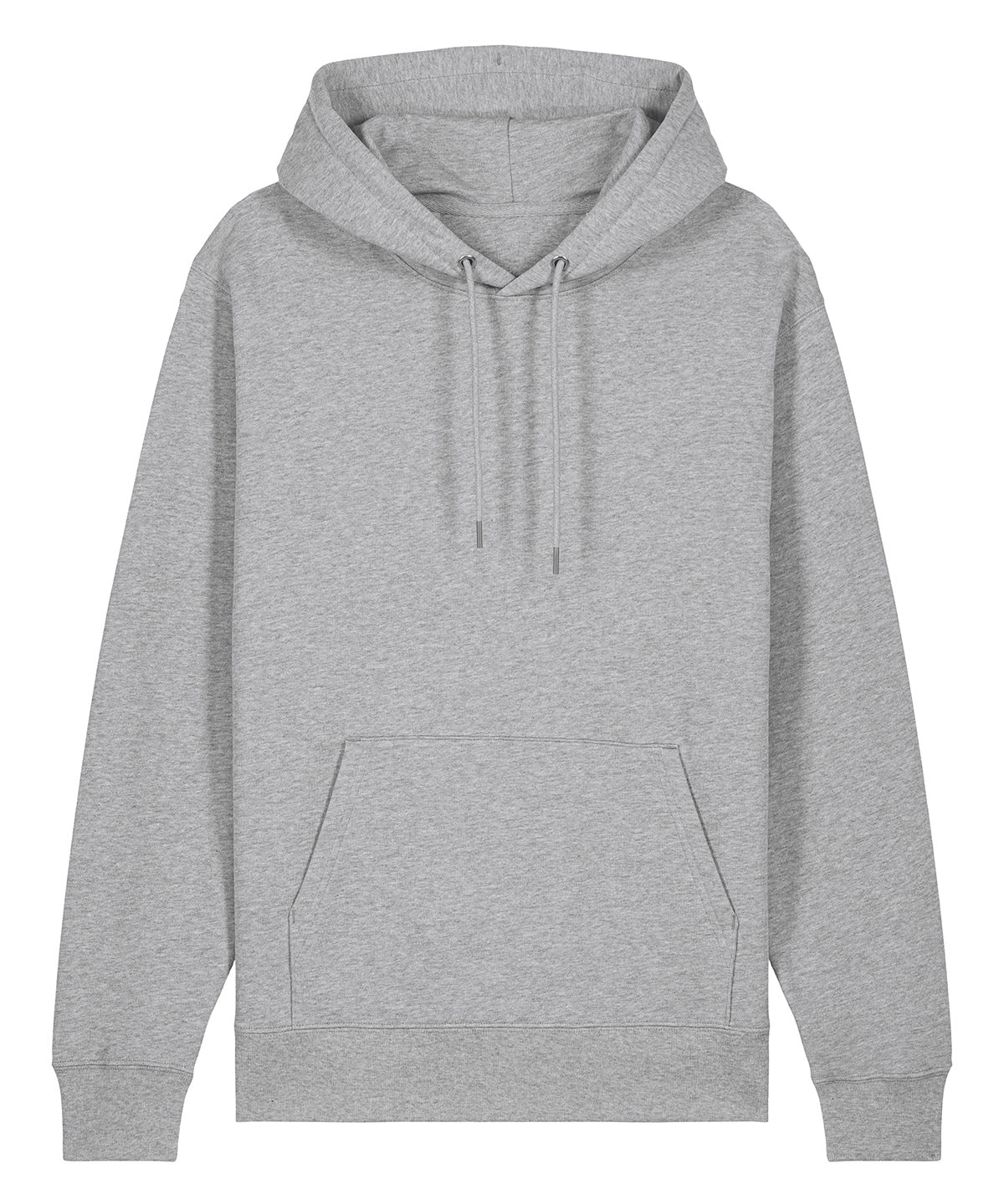 Stanley/Stella Unisex Cruiser 2.0 iconic hoodie sweatshirt in Heather Grey, front view