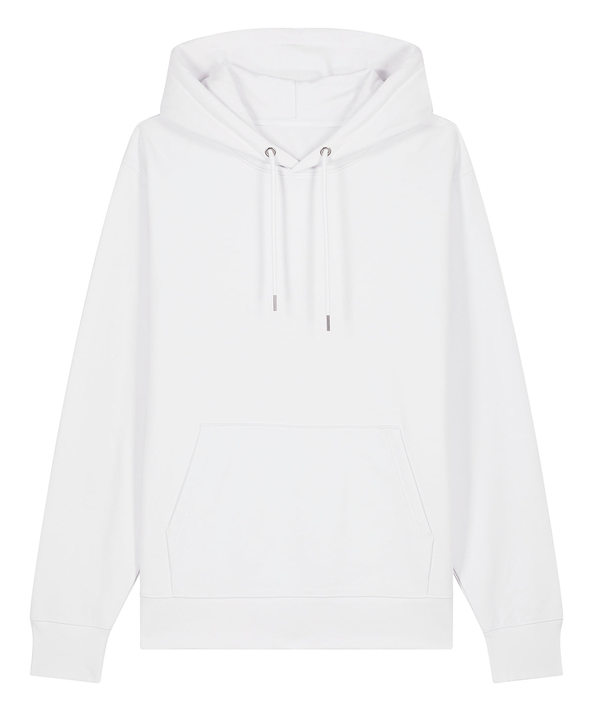 Stanley/Stella Unisex Cruiser 2.0 iconic hoodie sweatshirt in White, front view