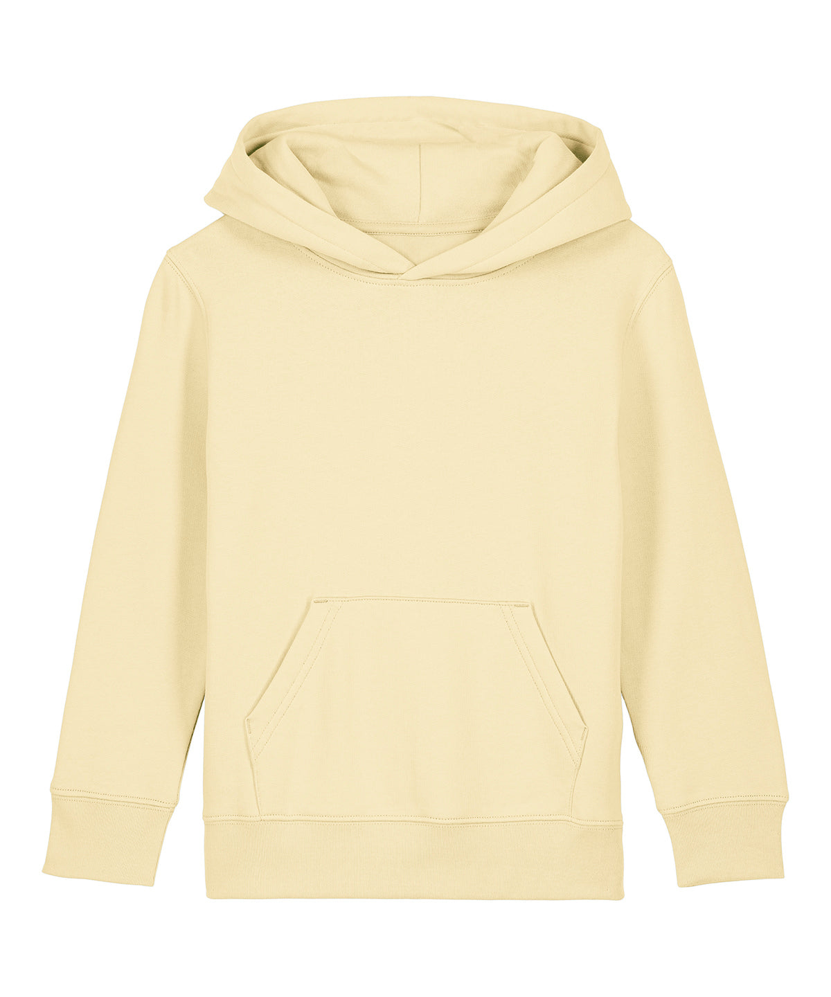 Stanley/Stella Kids Mini Cruiser 2.0 iconic hoodie sweatshirt in Butter, front view