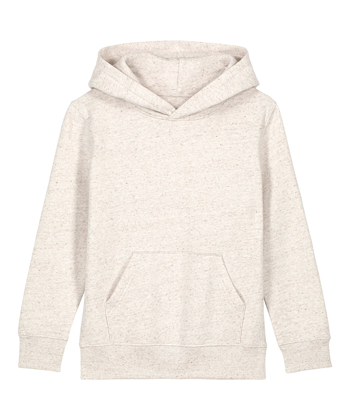 Stanley/Stella Kids Mini Cruiser 2.0 iconic hoodie sweatshirt in Eco Heather, front view