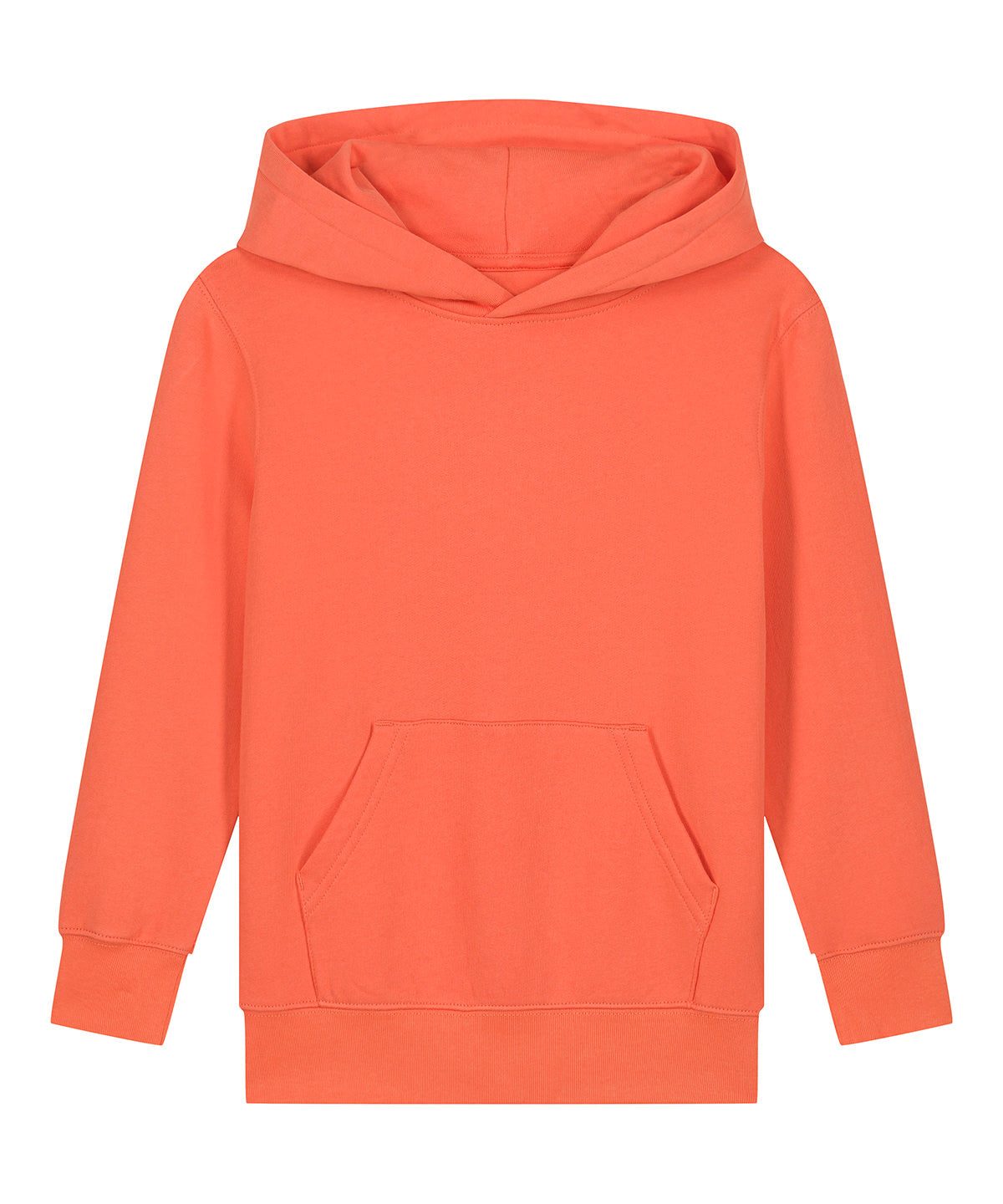 Stanley/Stella Kids Mini Cruiser 2.0 iconic hoodie sweatshirt in Fiesta, front view