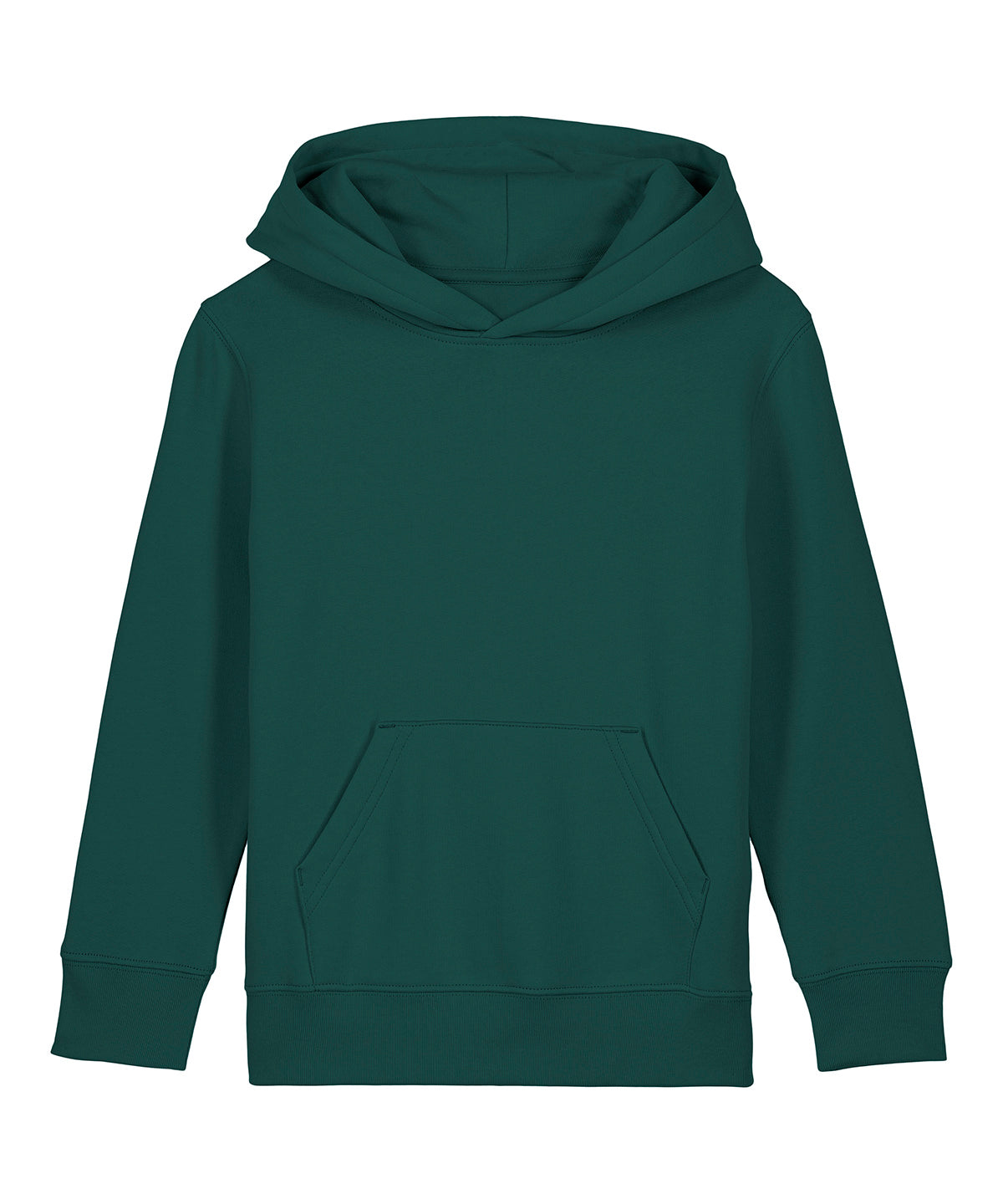 Stanley/Stella Kids Mini Cruiser 2.0 iconic hoodie sweatshirt in Glazed Green, front view