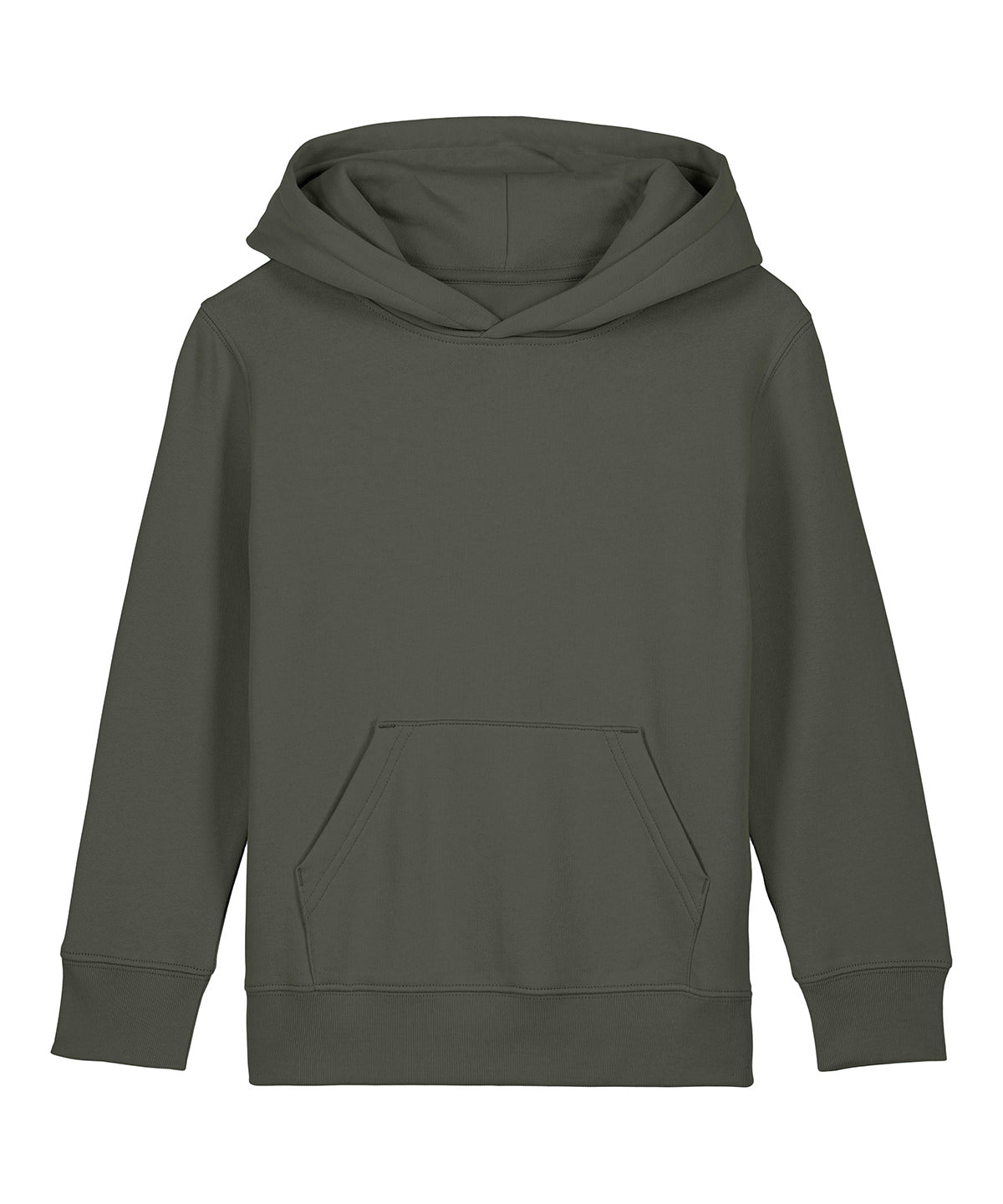 Stanley/Stella Kids Mini Cruiser 2.0 iconic hoodie sweatshirt in Khaki, front view