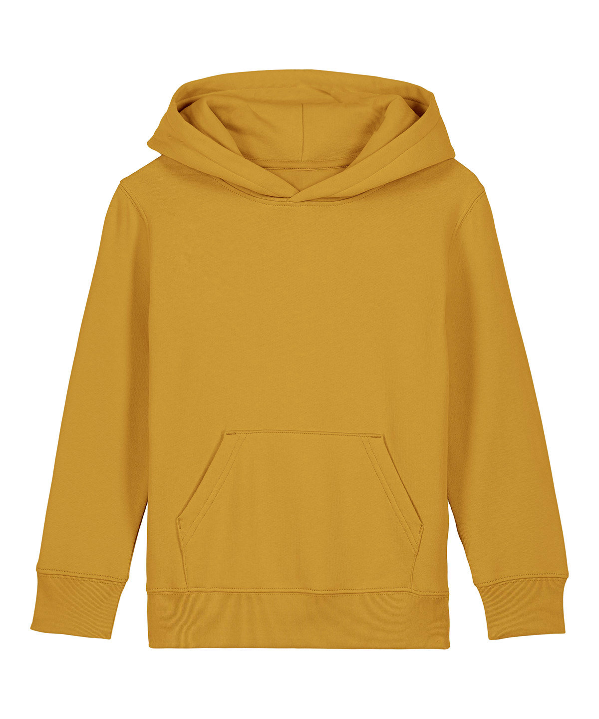 Stanley/Stella Kids Mini Cruiser 2.0 iconic hoodie sweatshirt in Ochre, front view