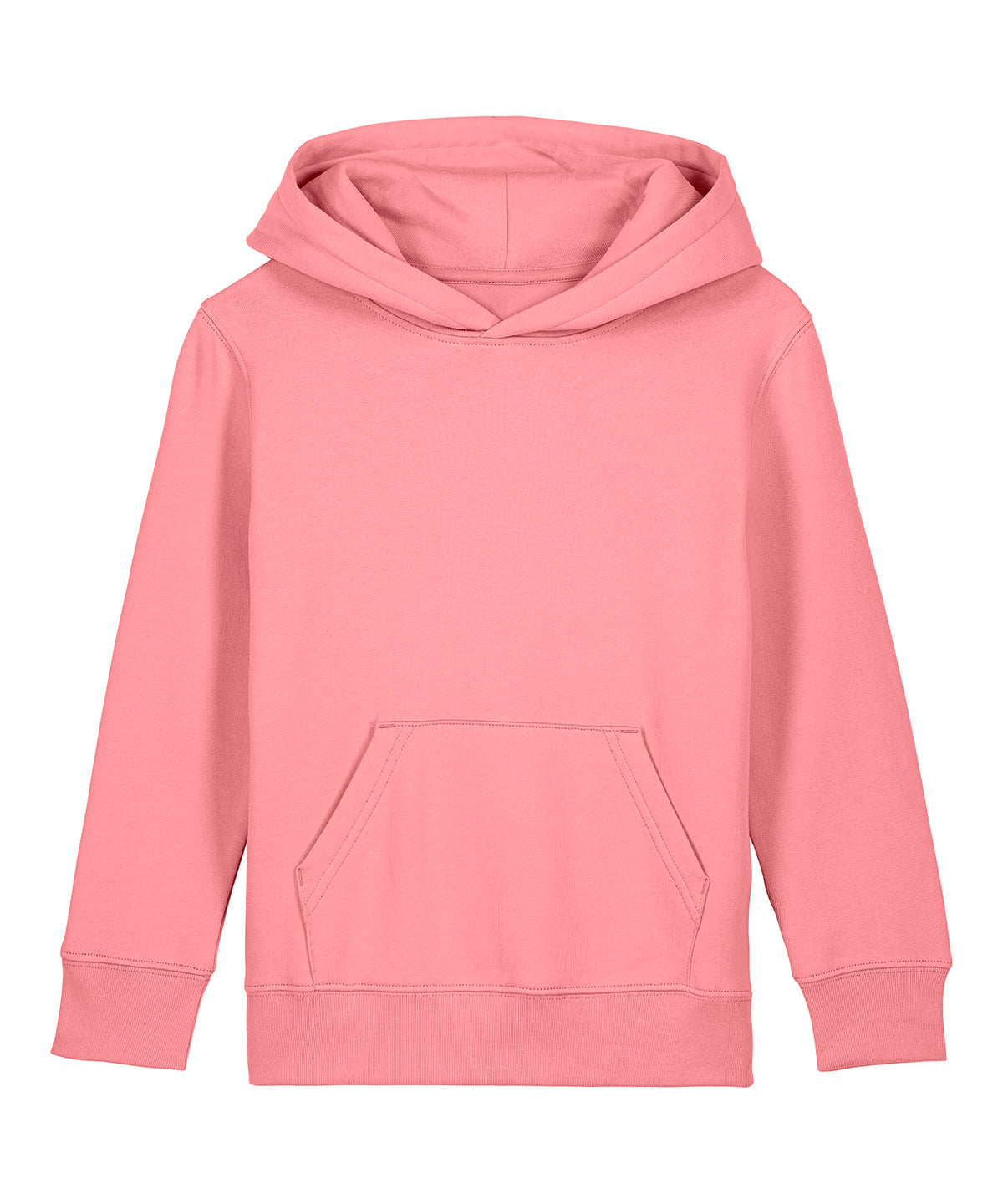 Stanley/Stella Kids Mini Cruiser 2.0 iconic hoodie sweatshirt in Pink Joy, front view
