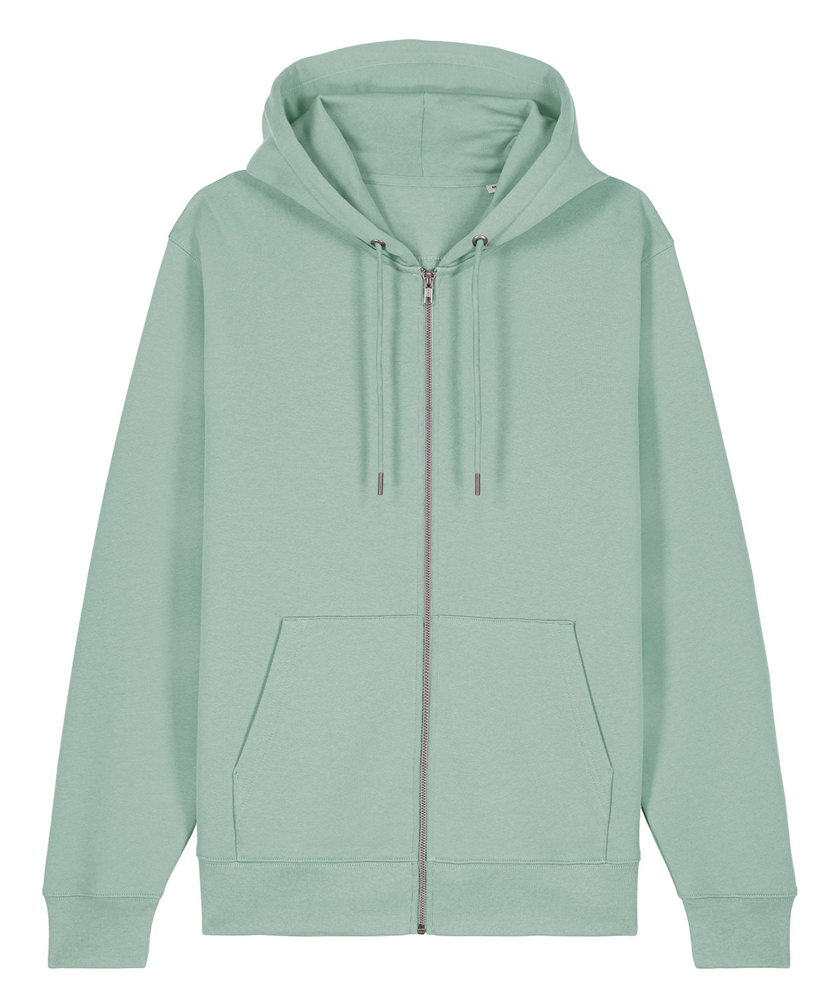 Stanley/Stella Unisex Cultivator 2.0 iconic zip-thru hoodie sweatshirt in Aloe, front view