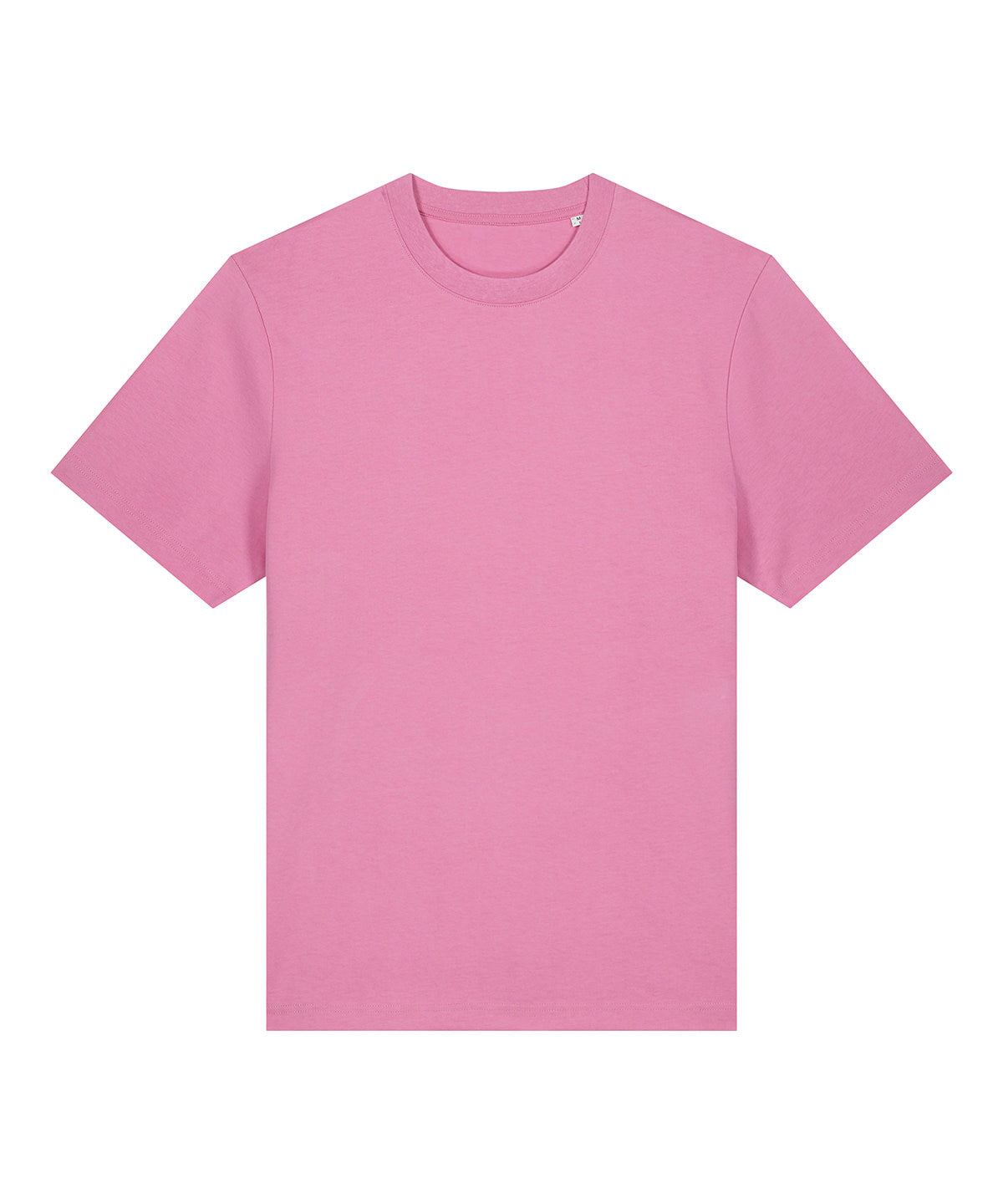 Stanley/Stella Unisex Sparker 2.0 heavy t-shirt in Bubble Pink, front view