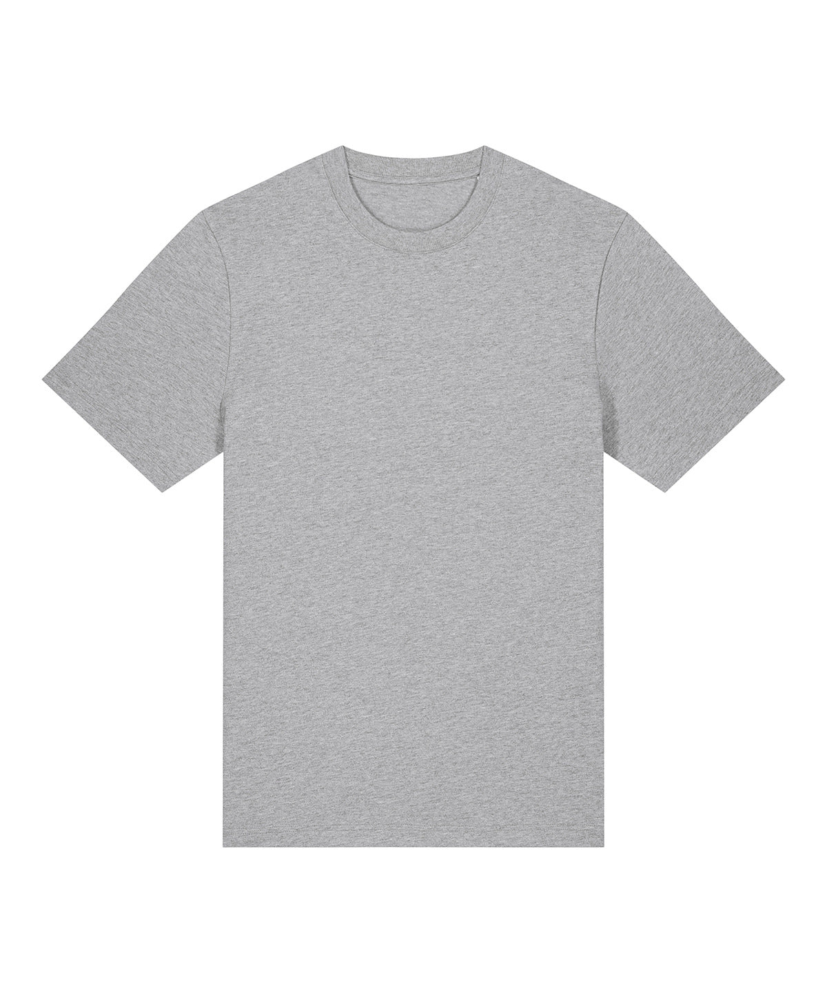 Stanley/Stella Unisex Sparker 2.0 heavy t-shirt in Heather Grey, front view