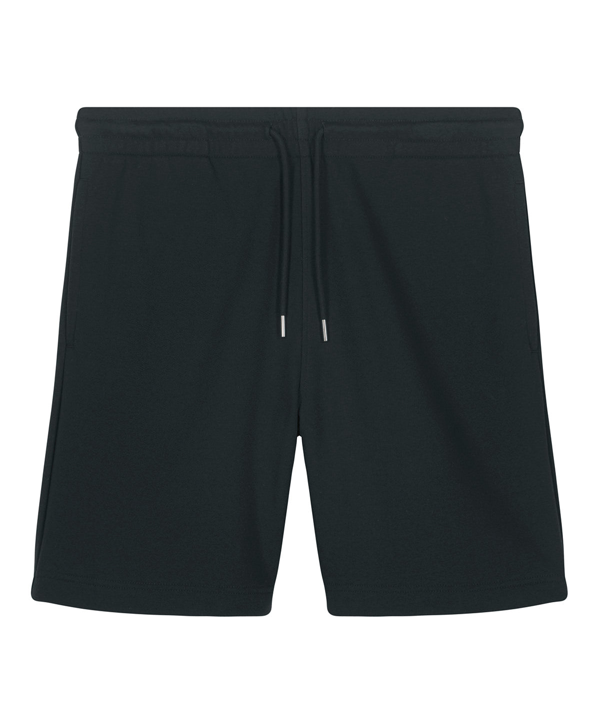 Stanley/Stella Unisex Trainer 2.0 jogger shorts in Black, front view
