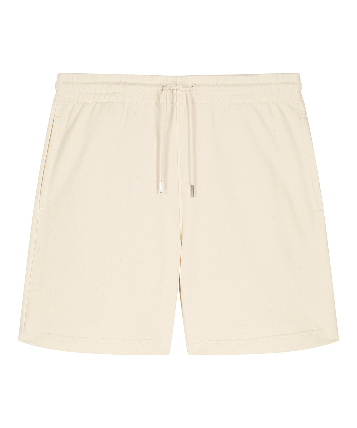 Stanley/Stella Unisex Trainer 2.0 jogger shorts in Natural Raw, front view