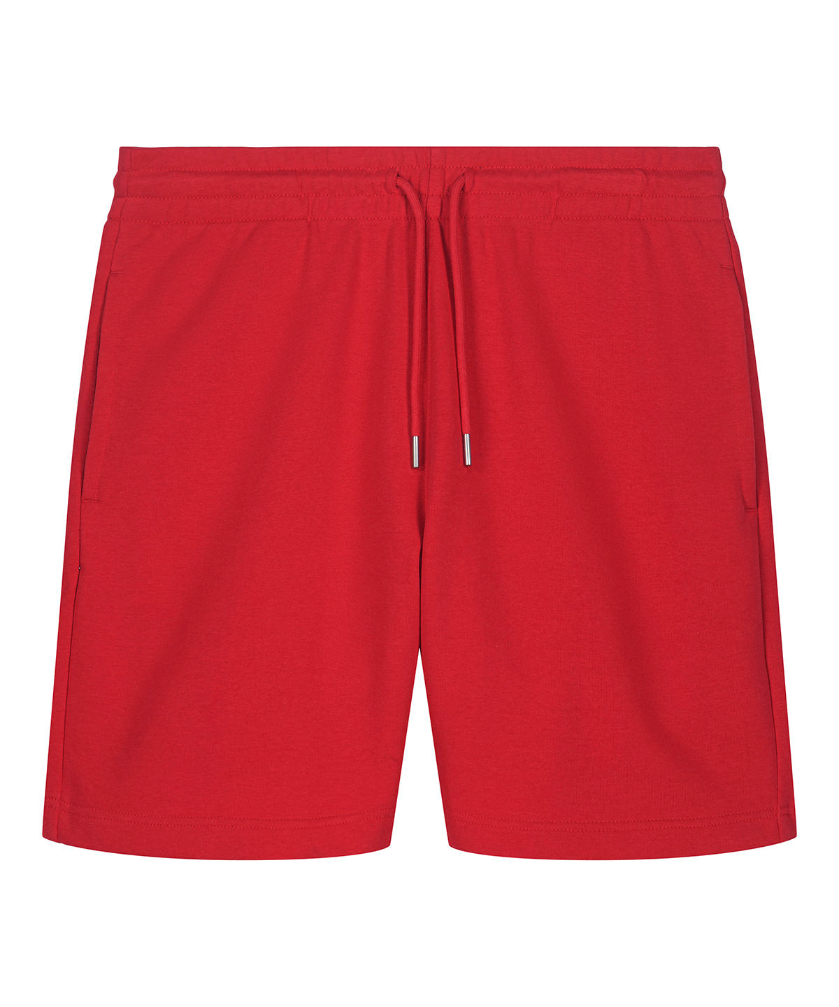 Stanley/Stella Unisex Trainer 2.0 jogger shorts in Red, front view