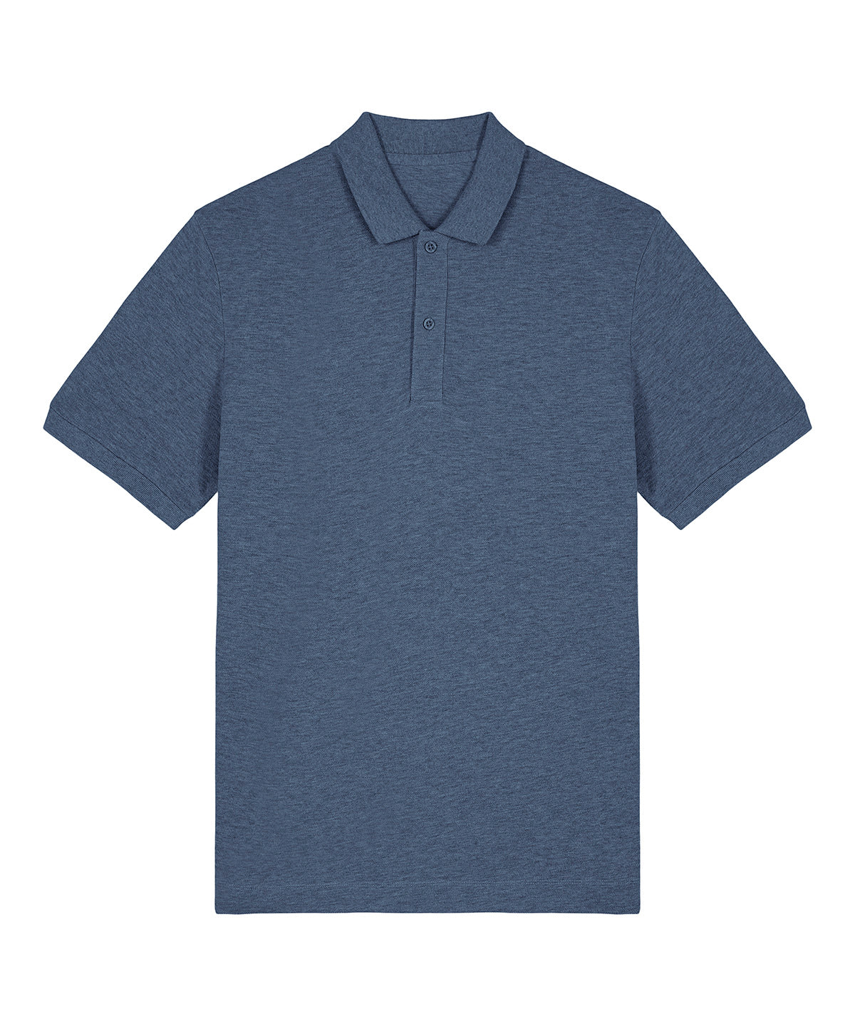 Stanley/Stella Prepster 2.0 in Dark Heather Blue, front view