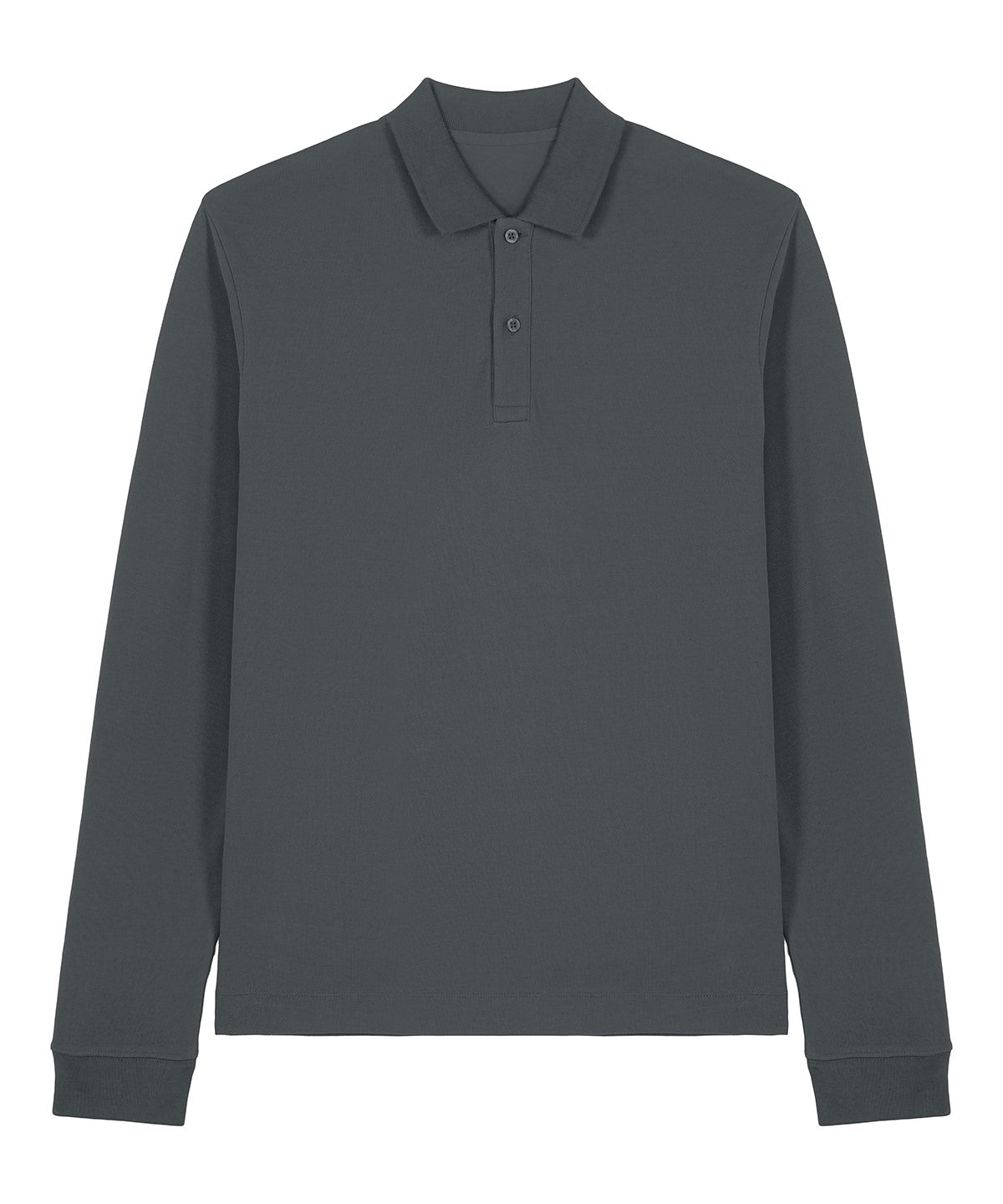Stanley/Stella Prepster 2.0 long sleeve in Anthracite, front view