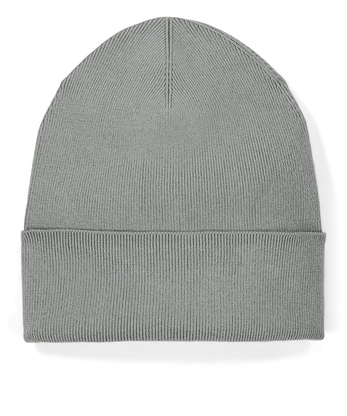 Stanley/Stella Rib beanie 2.0 in Misty Grey, front view