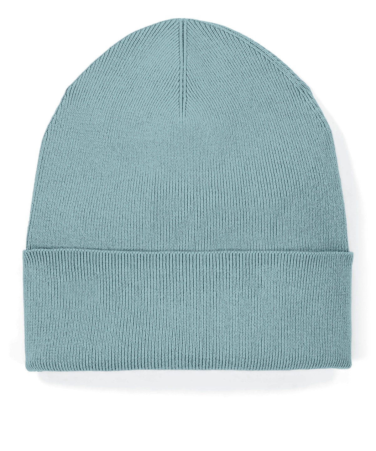 Stanley/Stella Rib beanie 2.0 in Pebble Blue, front view