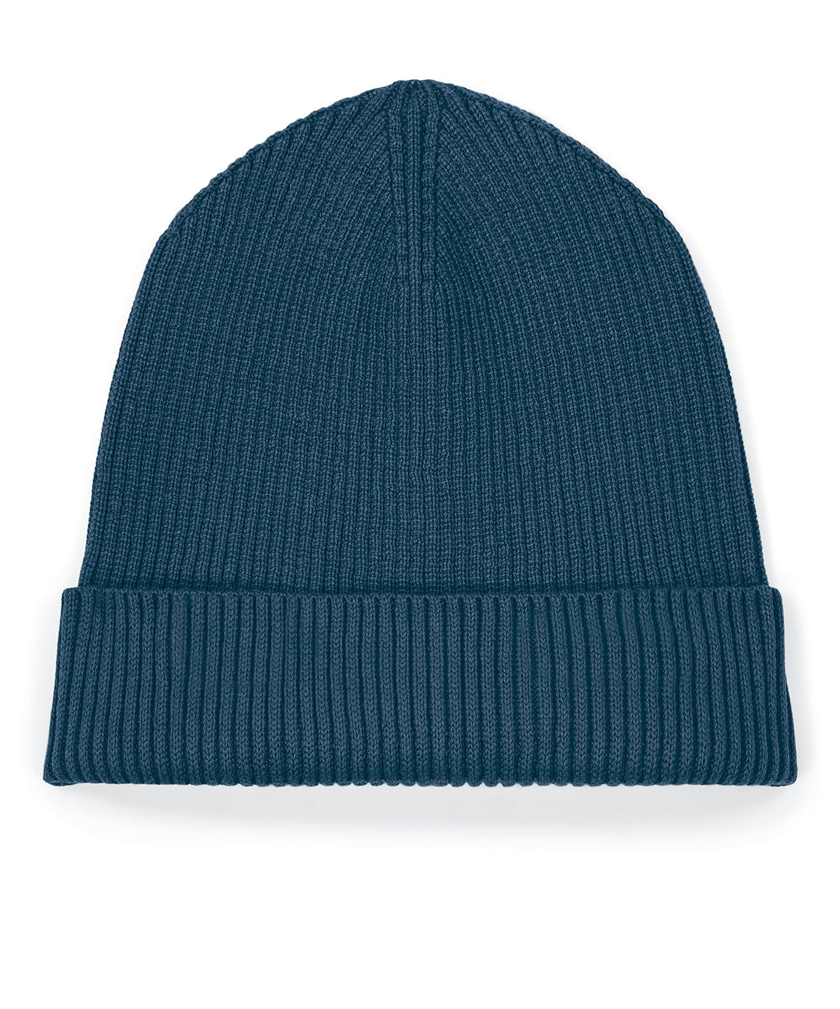 Stanley/Stella Fisherman beanie 2.0 in Deep Teal, front view